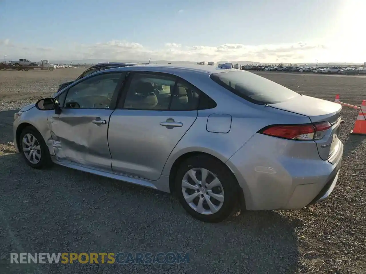 2 Photograph of a damaged car JTDEPMAE3MJ162904 TOYOTA COROLLA 2021