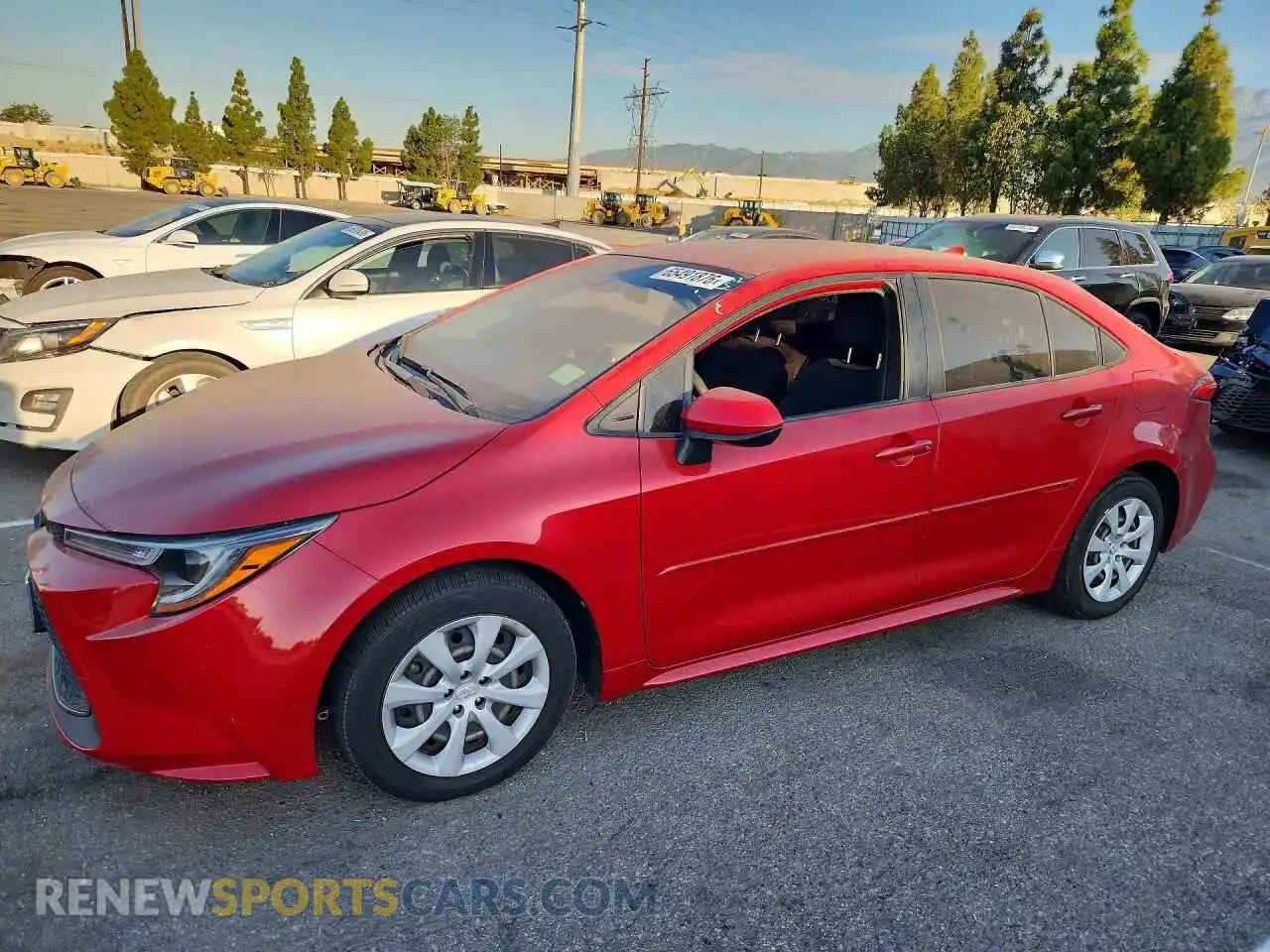 1 Photograph of a damaged car JTDEPMAE3MJ167228 TOYOTA COROLLA 2021