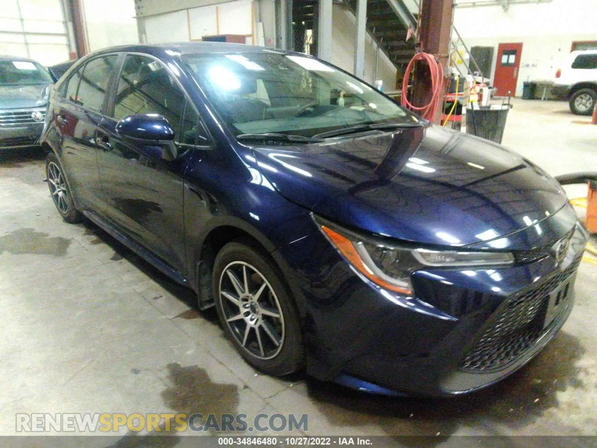 1 Photograph of a damaged car JTDEPMAE3MJ167617 TOYOTA COROLLA 2021