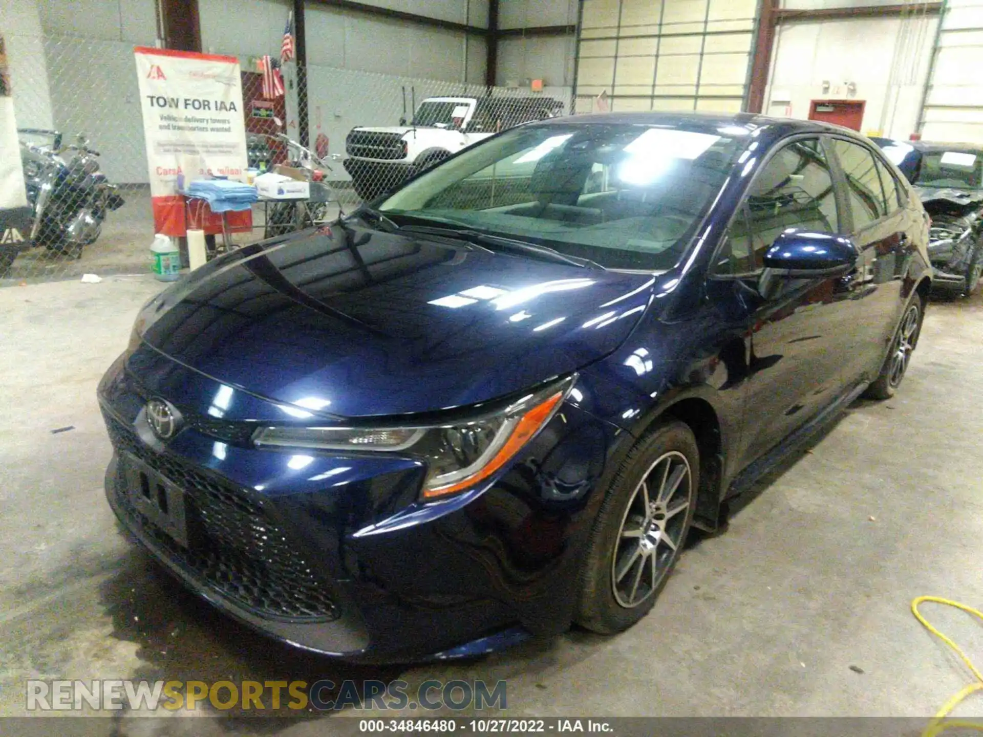 2 Photograph of a damaged car JTDEPMAE3MJ167617 TOYOTA COROLLA 2021