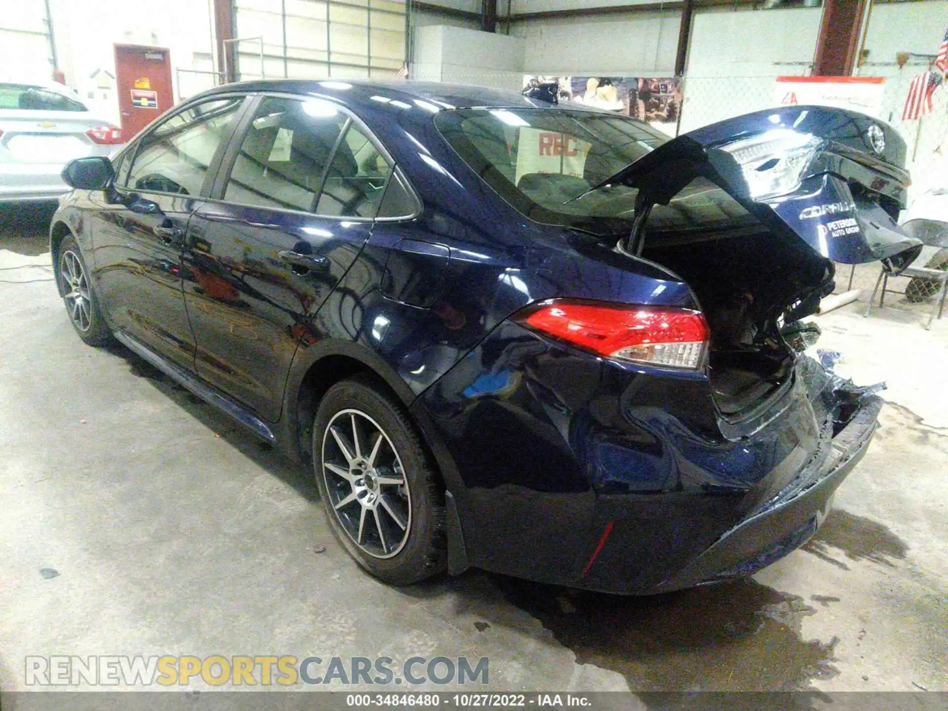3 Photograph of a damaged car JTDEPMAE3MJ167617 TOYOTA COROLLA 2021