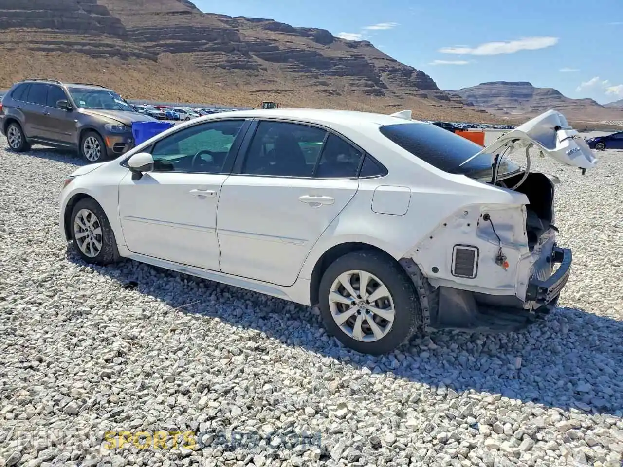 2 Photograph of a damaged car JTDEPMAE3MJ167682 TOYOTA COROLLA 2021