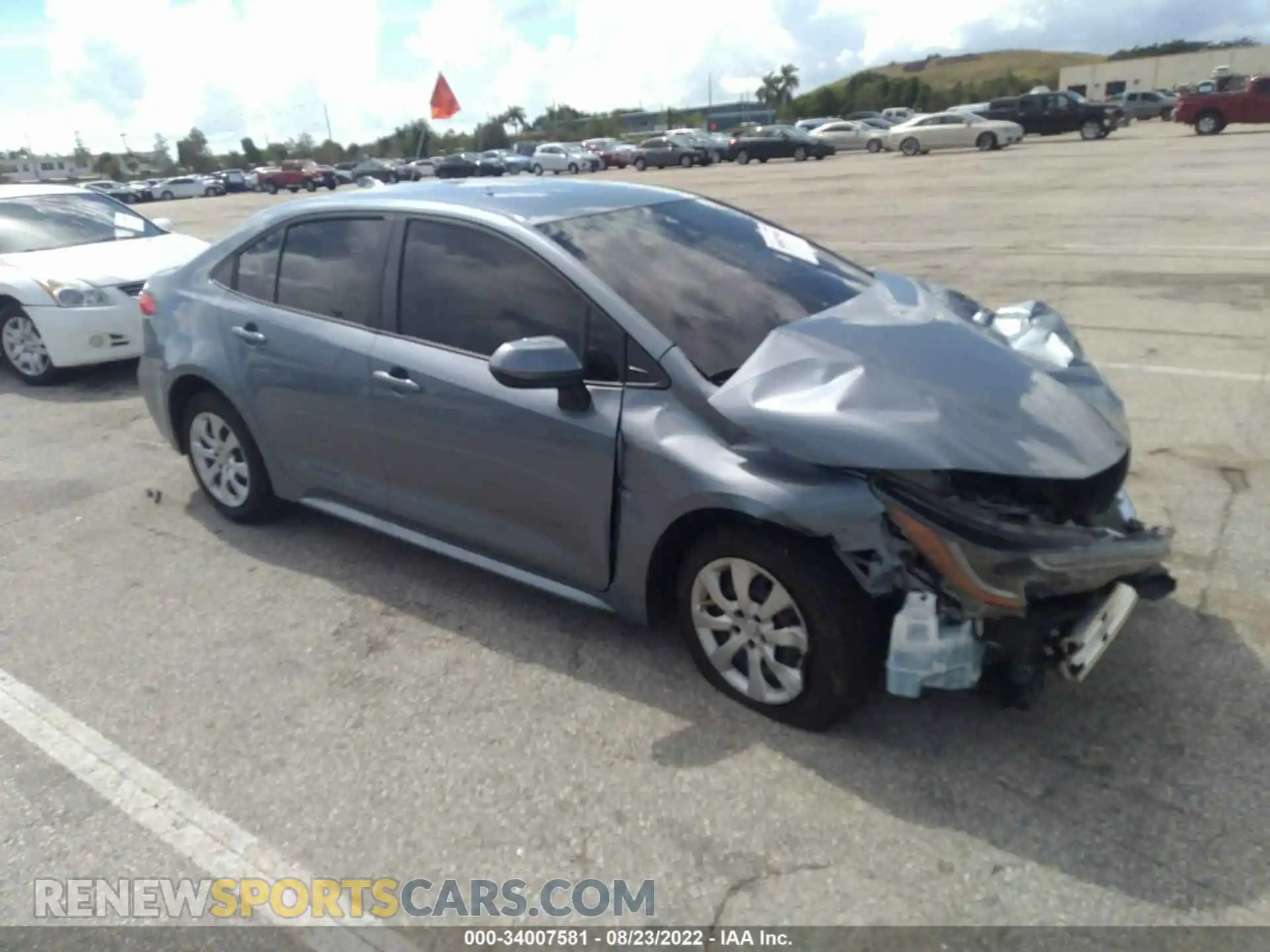 1 Photograph of a damaged car JTDEPMAE3MJ170372 TOYOTA COROLLA 2021