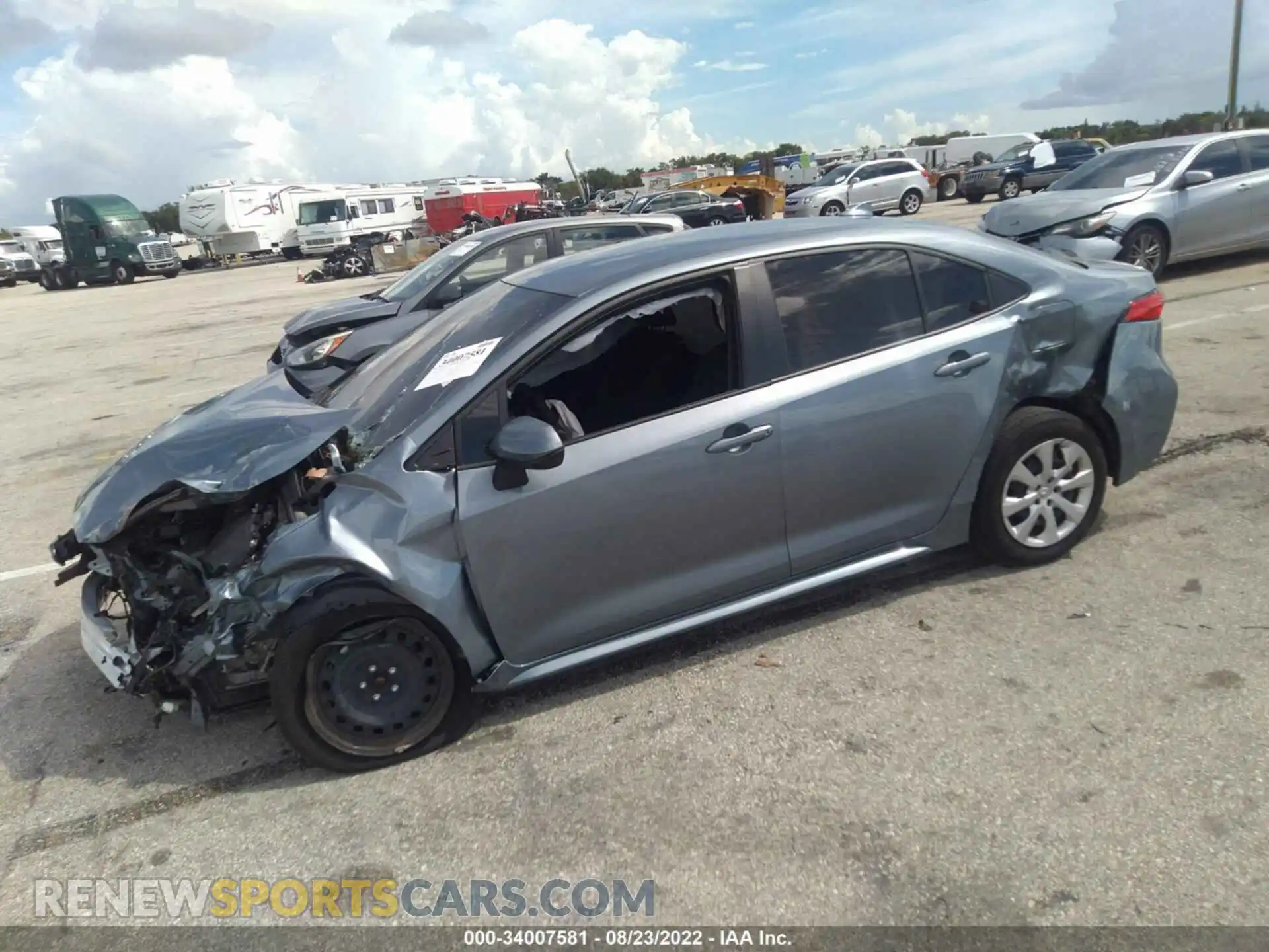 2 Photograph of a damaged car JTDEPMAE3MJ170372 TOYOTA COROLLA 2021