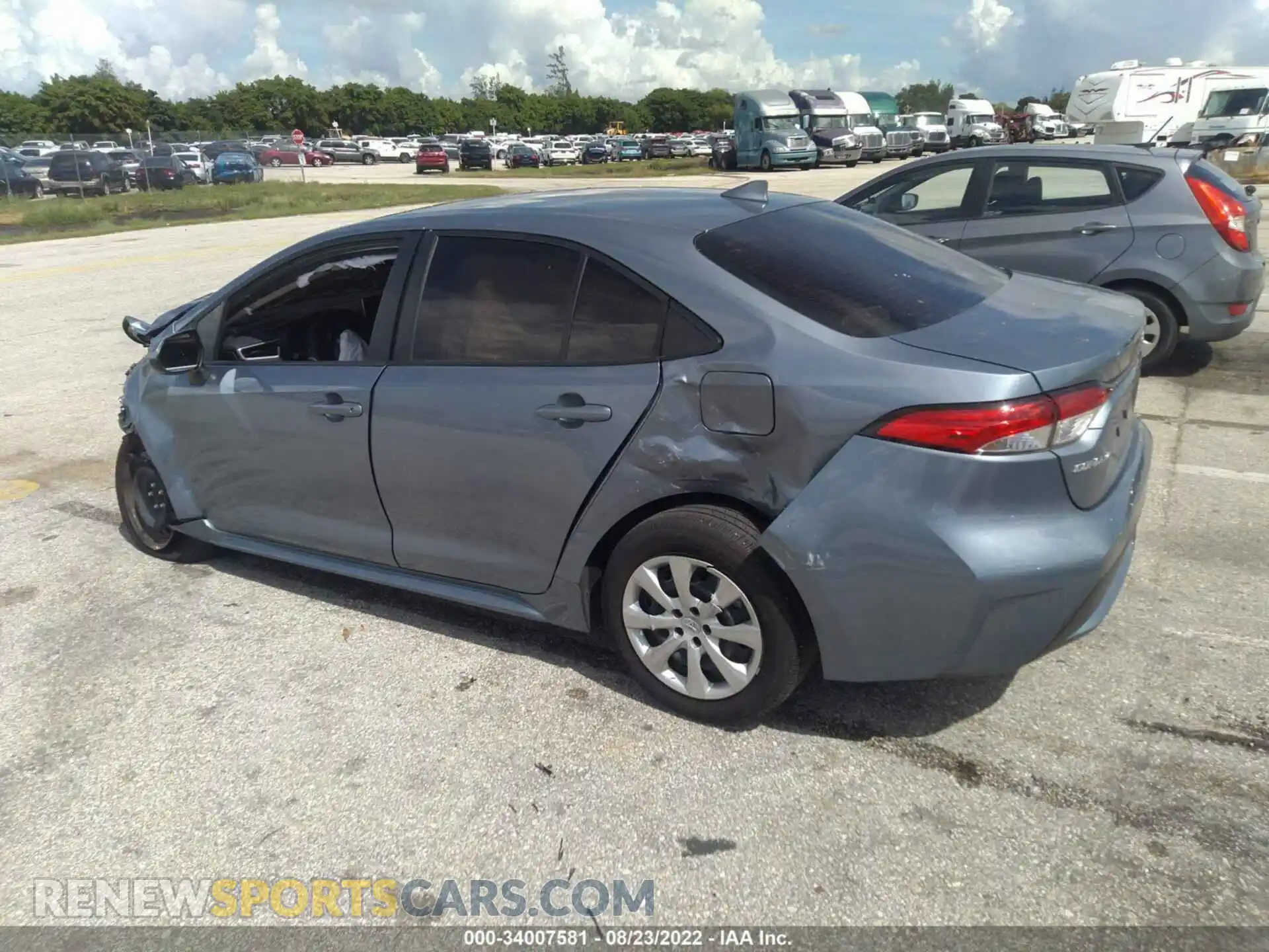 3 Photograph of a damaged car JTDEPMAE3MJ170372 TOYOTA COROLLA 2021