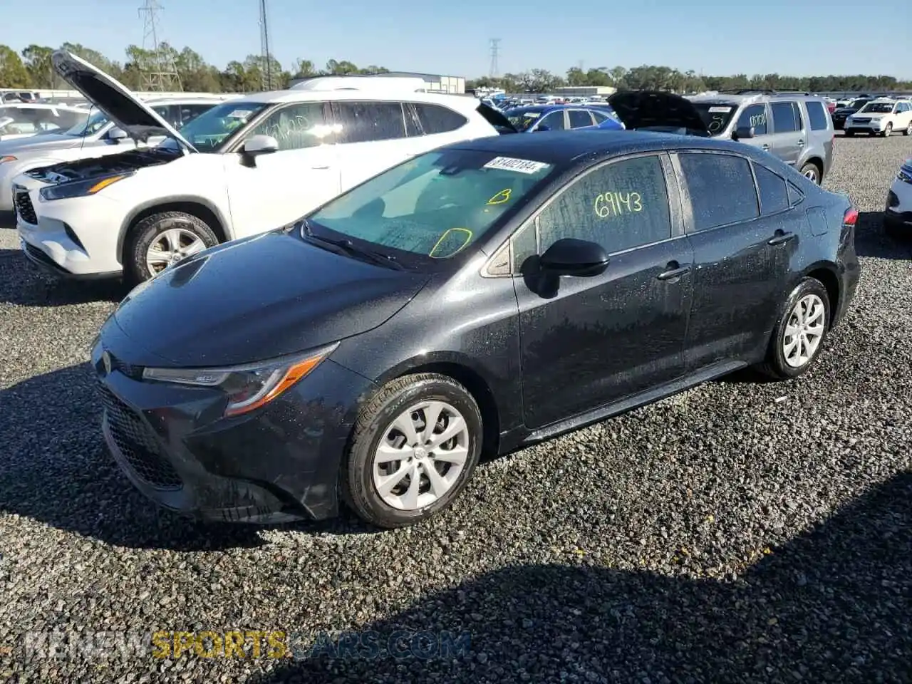 1 Photograph of a damaged car JTDEPMAE3MJ170582 TOYOTA COROLLA 2021