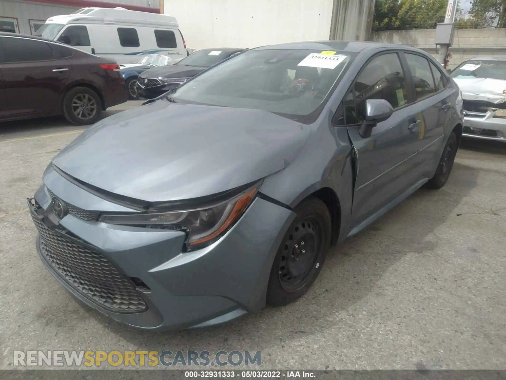 2 Photograph of a damaged car JTDEPMAE3MJ170761 TOYOTA COROLLA 2021