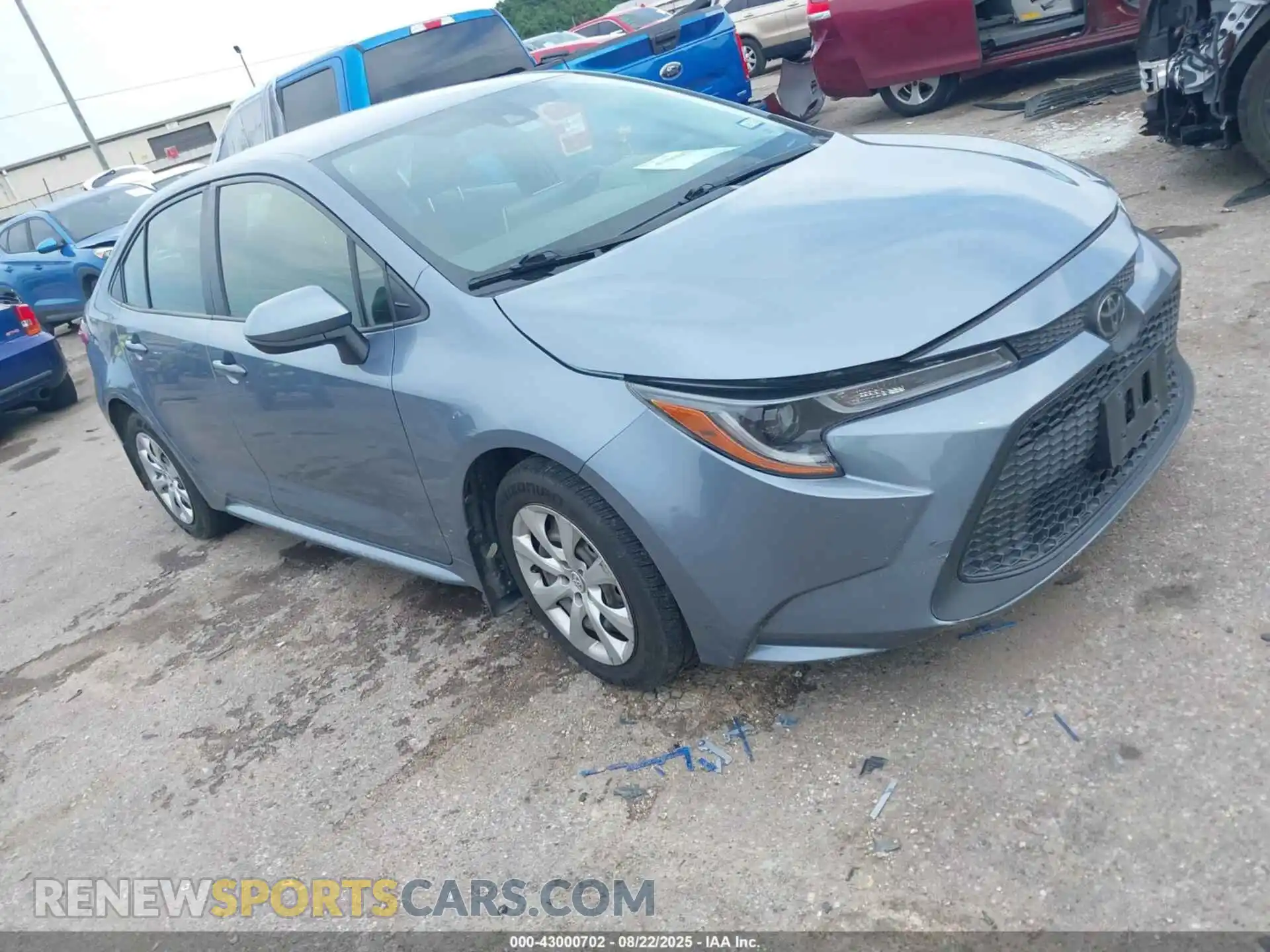 1 Photograph of a damaged car JTDEPMAE3MJ171019 TOYOTA COROLLA 2021