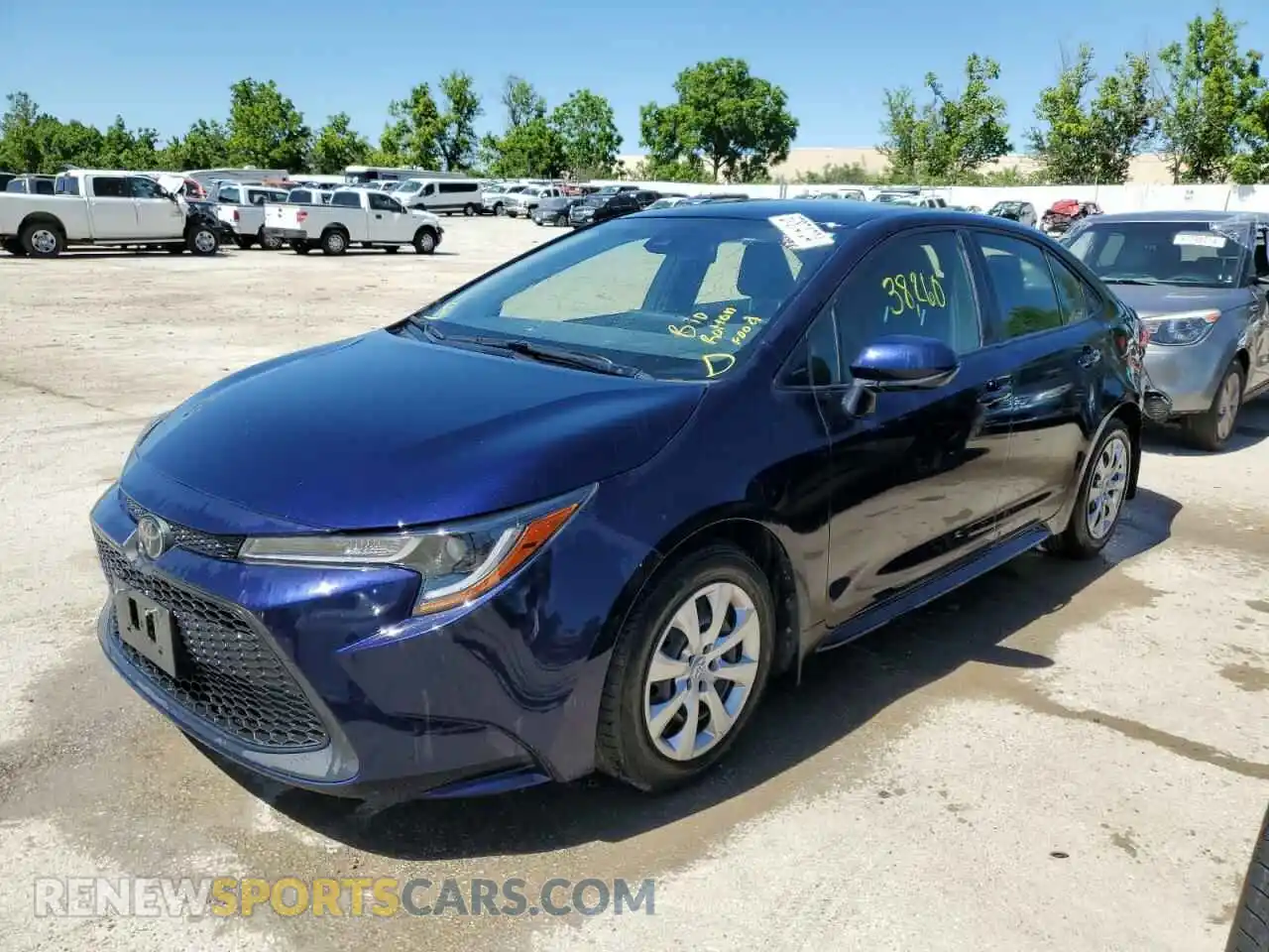 1 Photograph of a damaged car JTDEPMAE3MJ172459 TOYOTA COROLLA 2021