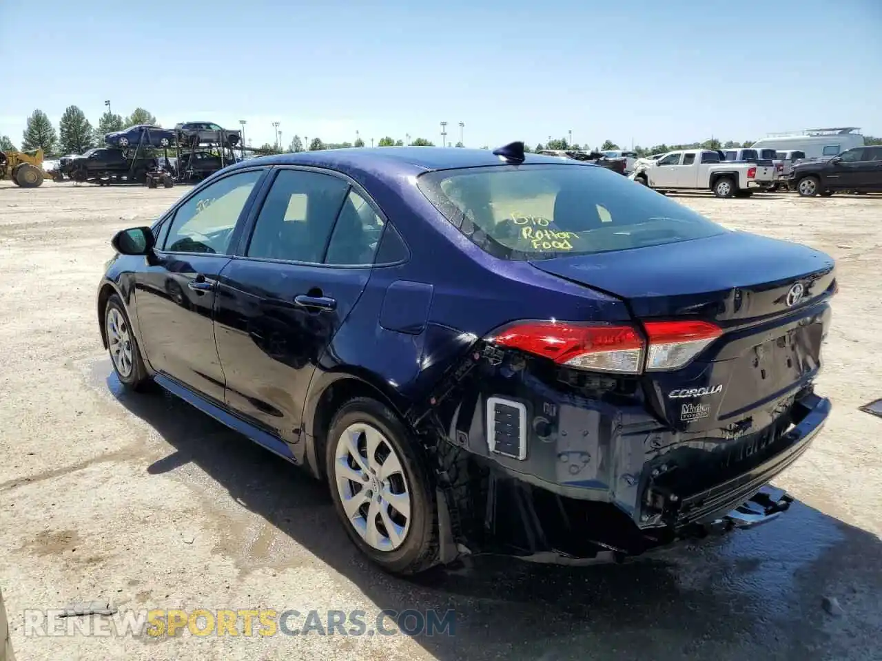 2 Photograph of a damaged car JTDEPMAE3MJ172459 TOYOTA COROLLA 2021