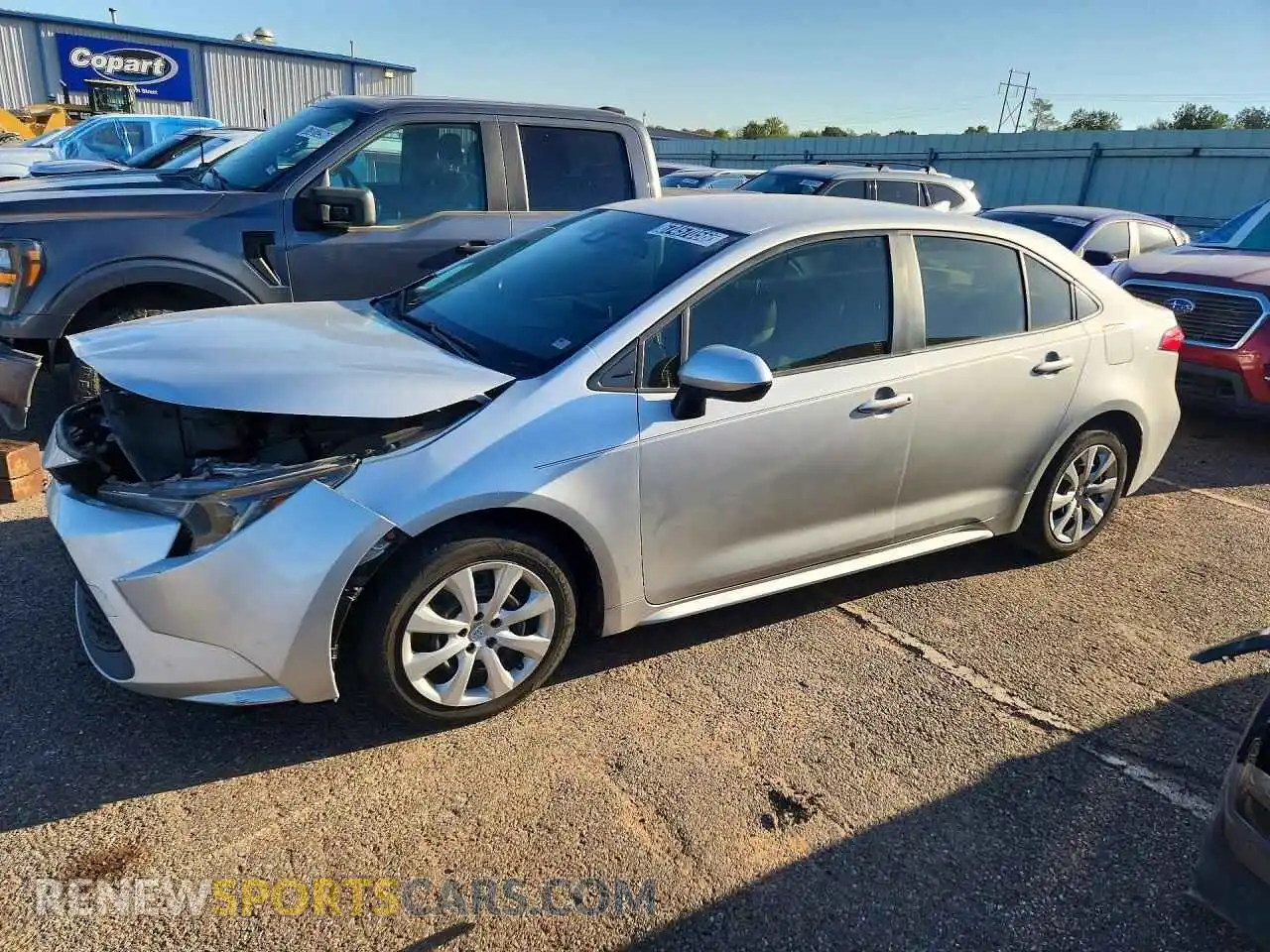 1 Фотография поврежденного автомобиля JTDEPMAE3MJ173126 TOYOTA COROLLA 2021