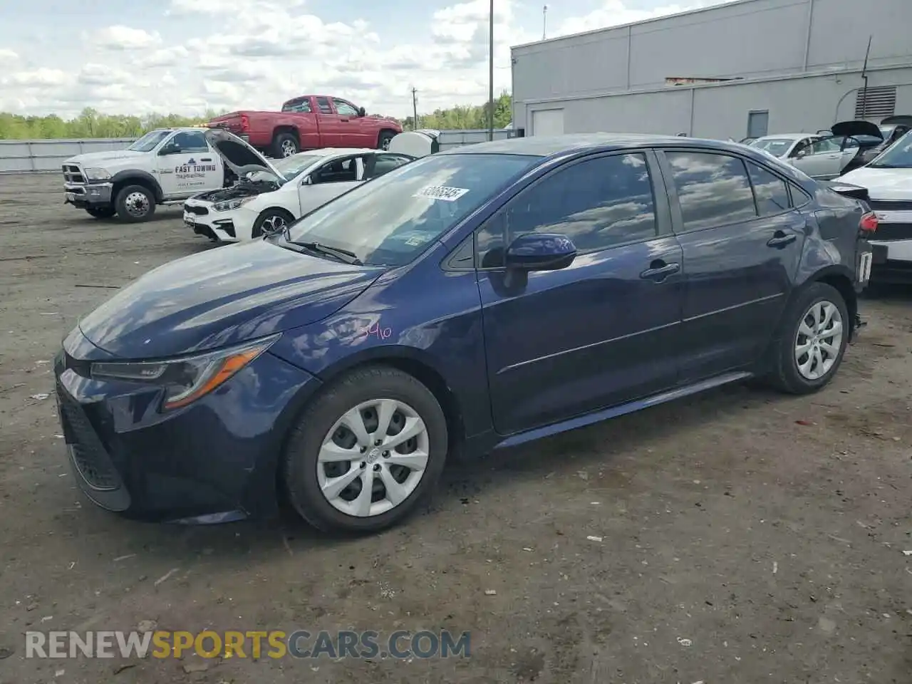 1 Photograph of a damaged car JTDEPMAE3MJ173272 TOYOTA COROLLA 2021
