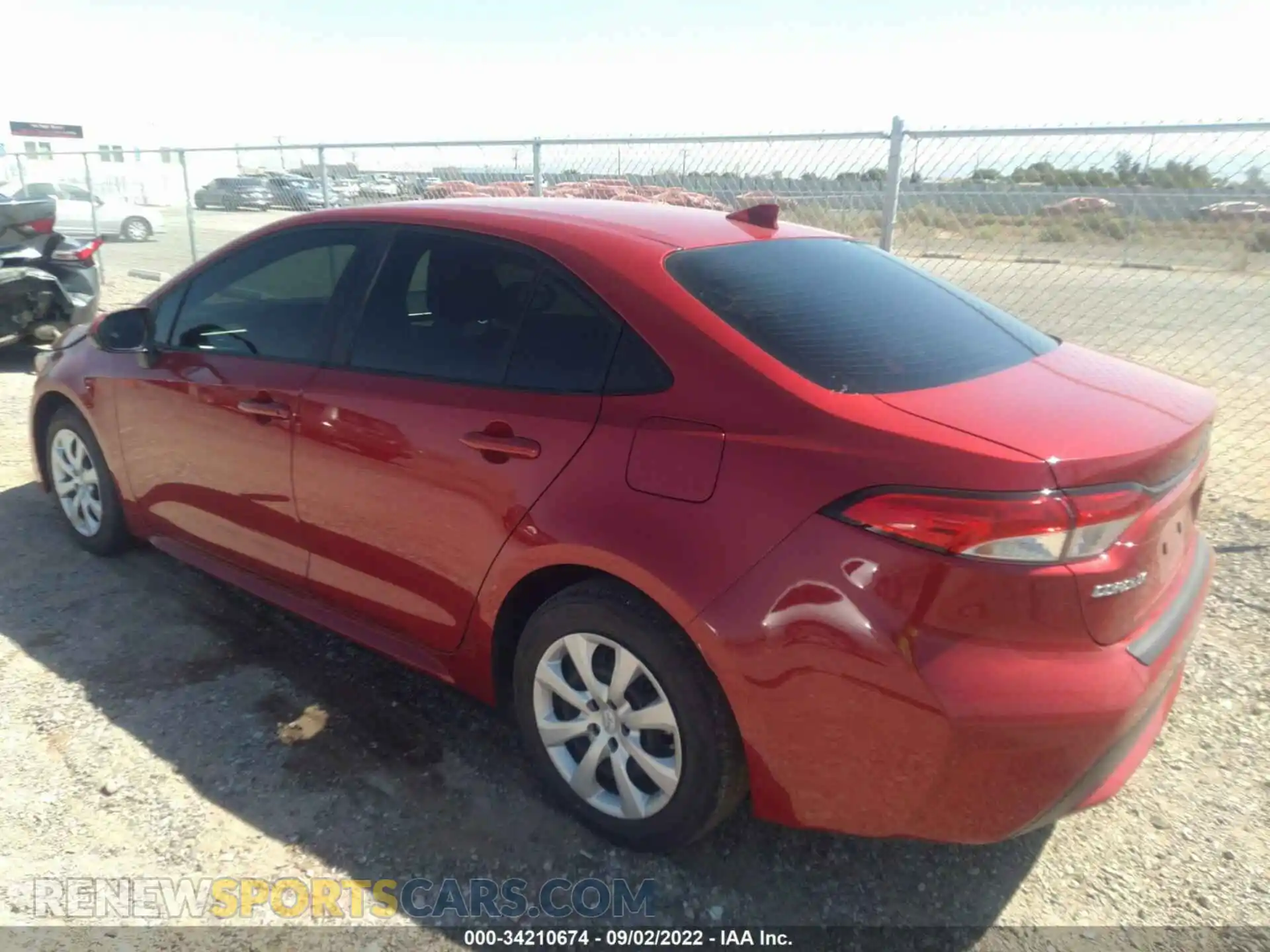 3 Photograph of a damaged car JTDEPMAE3MJ173773 TOYOTA COROLLA 2021