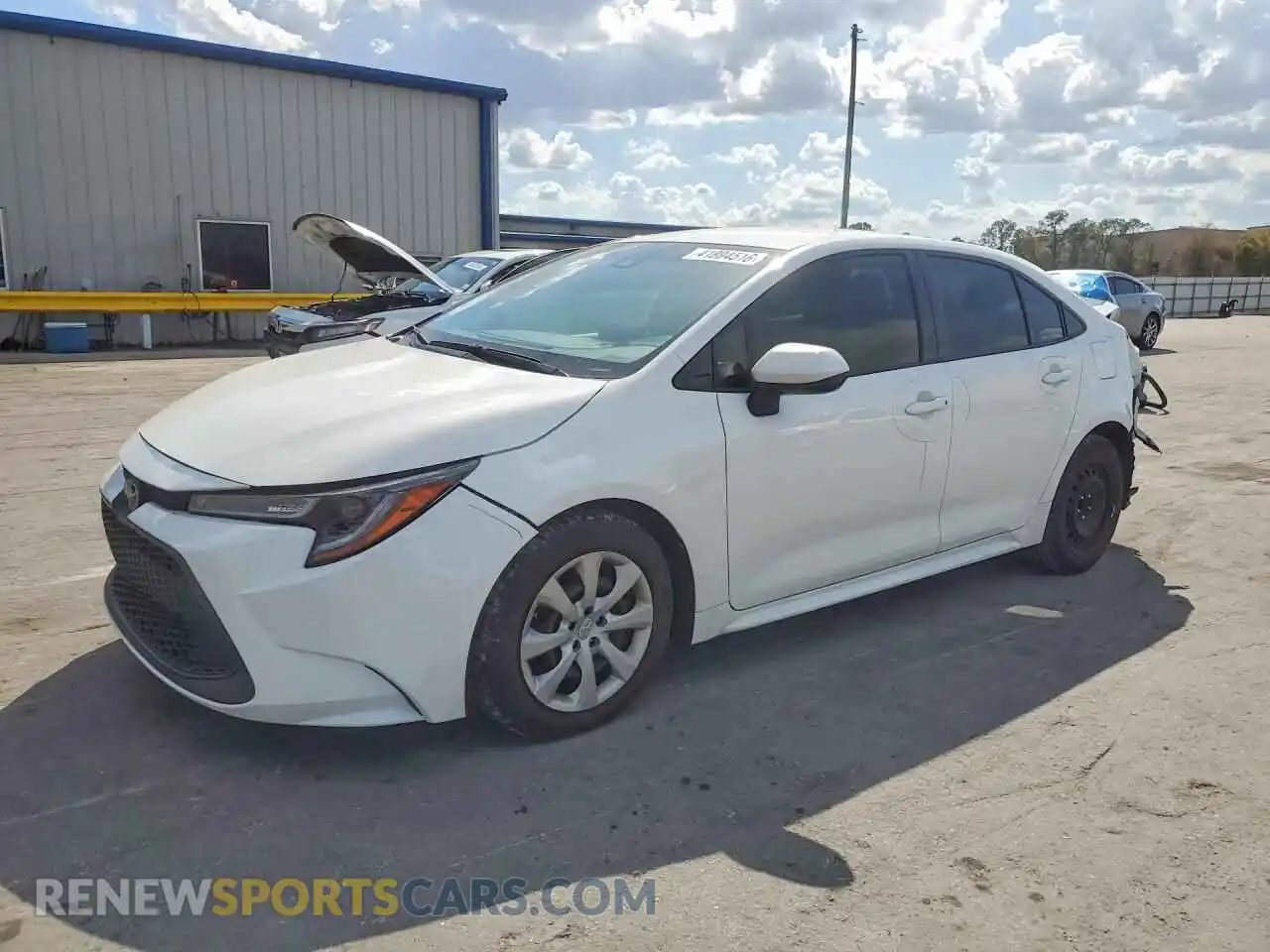 1 Photograph of a damaged car JTDEPMAE3MJ174891 TOYOTA COROLLA 2021