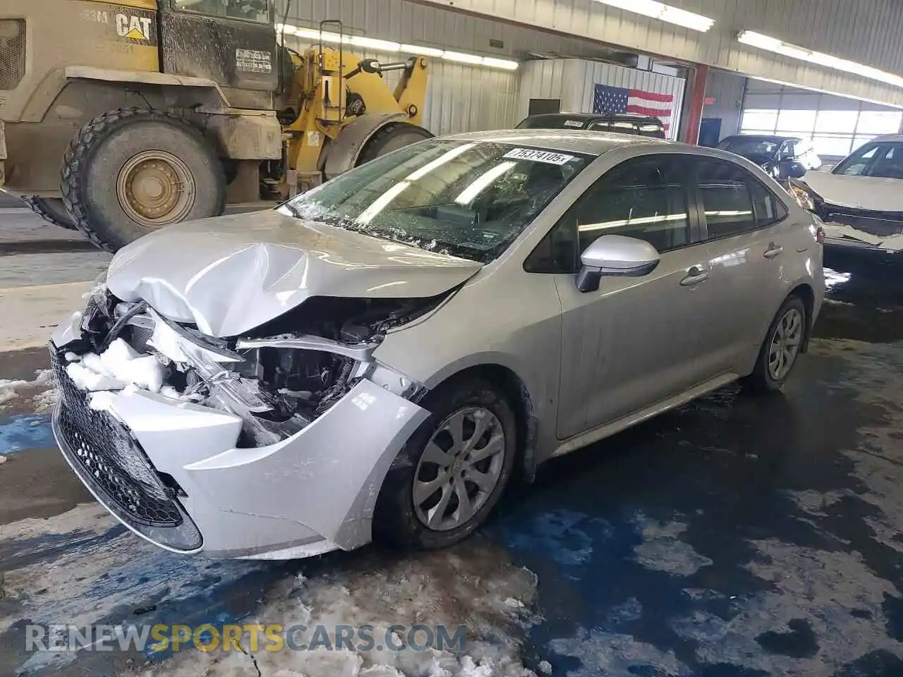 1 Photograph of a damaged car JTDEPMAE3MJ175913 TOYOTA COROLLA 2021