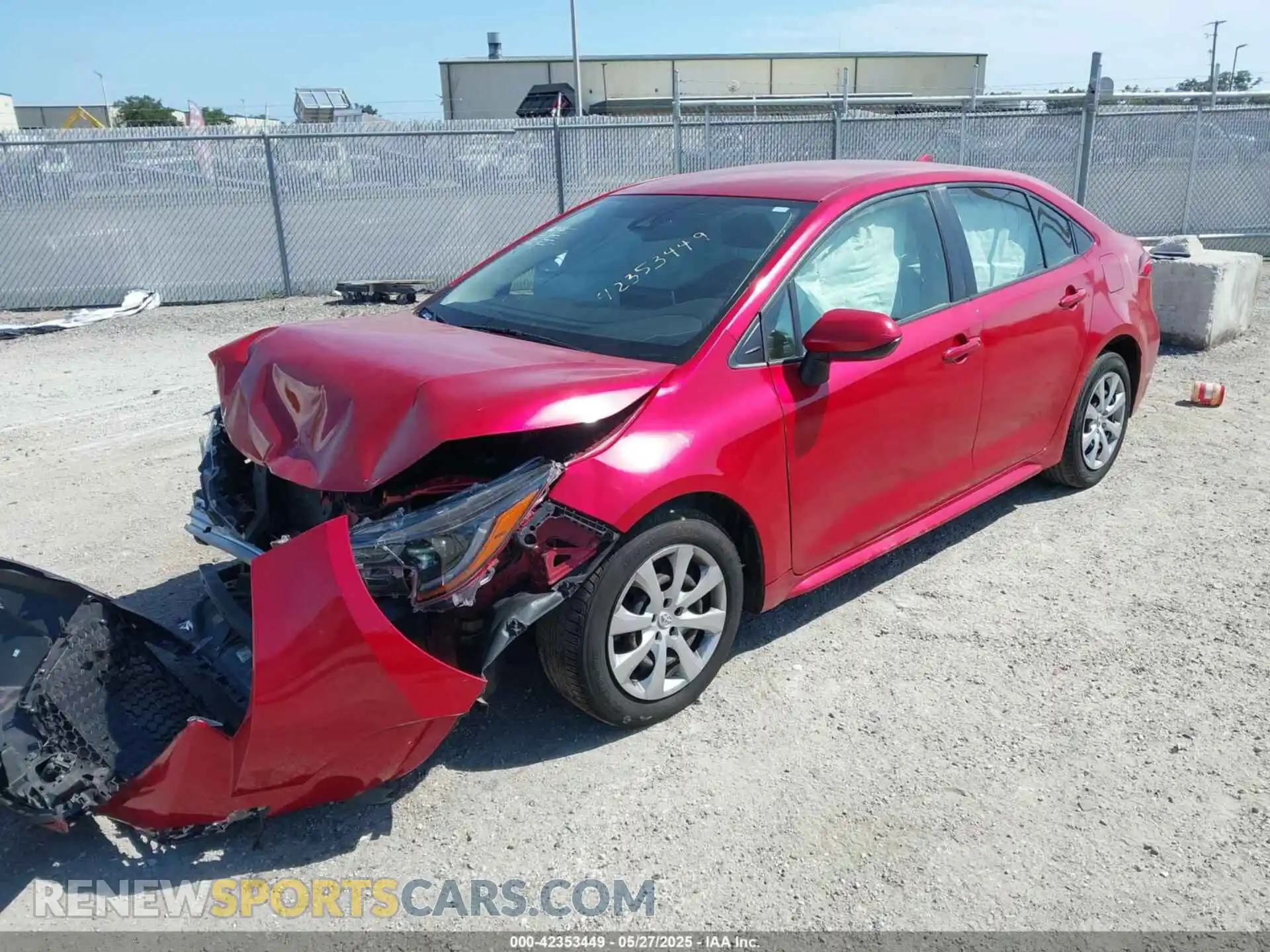 2 Photograph of a damaged car JTDEPMAE3MJ176656 TOYOTA COROLLA 2021