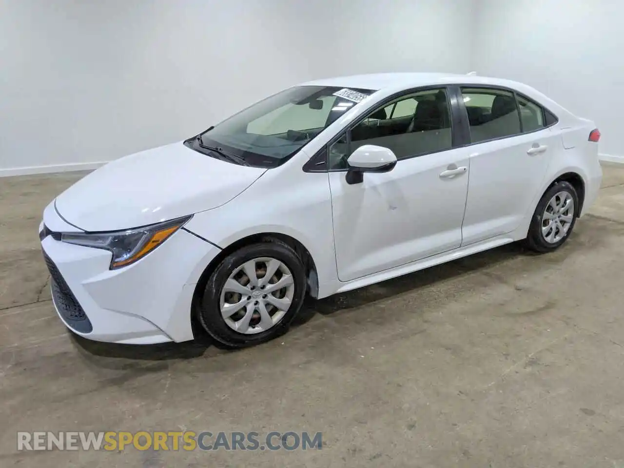 1 Photograph of a damaged car JTDEPMAE3MJ176723 TOYOTA COROLLA 2021