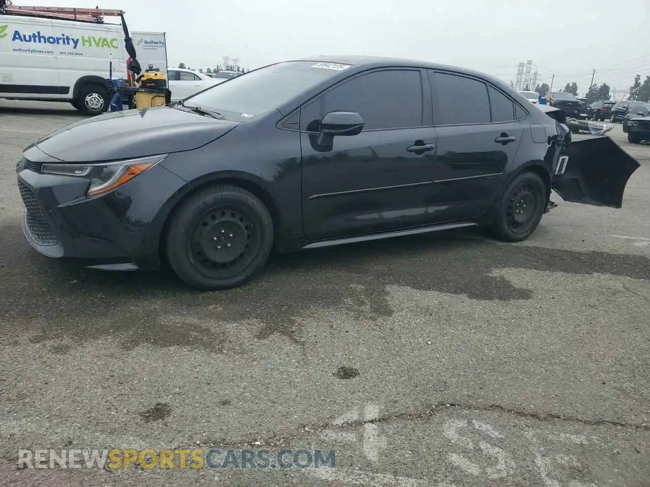 1 Photograph of a damaged car JTDEPMAE3MJ176785 TOYOTA COROLLA 2021