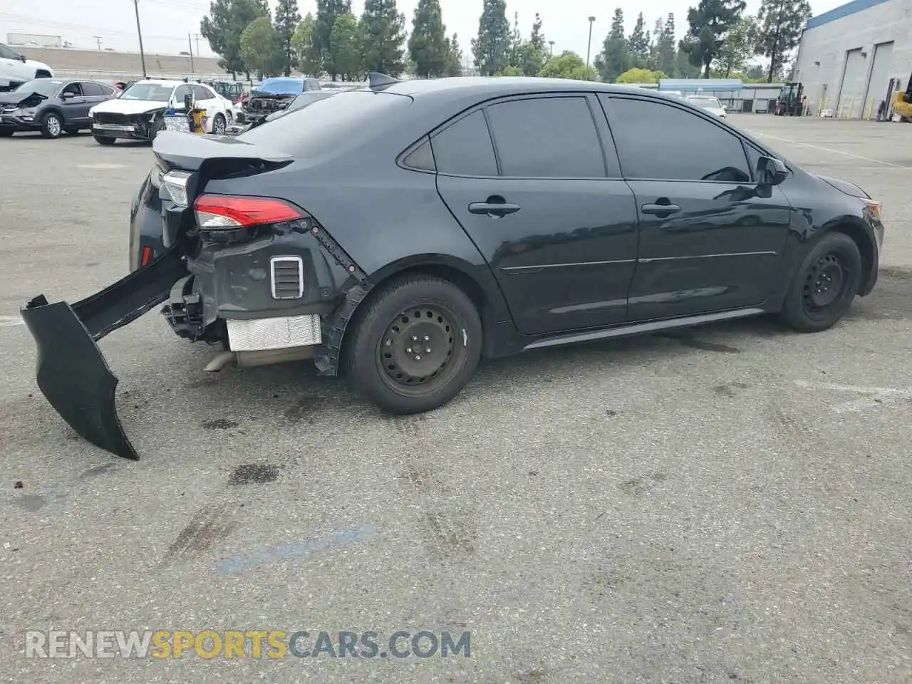 3 Photograph of a damaged car JTDEPMAE3MJ176785 TOYOTA COROLLA 2021