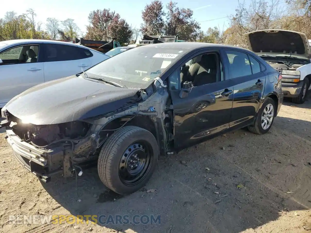 1 Photograph of a damaged car JTDEPMAE3MJ179573 TOYOTA COROLLA 2021