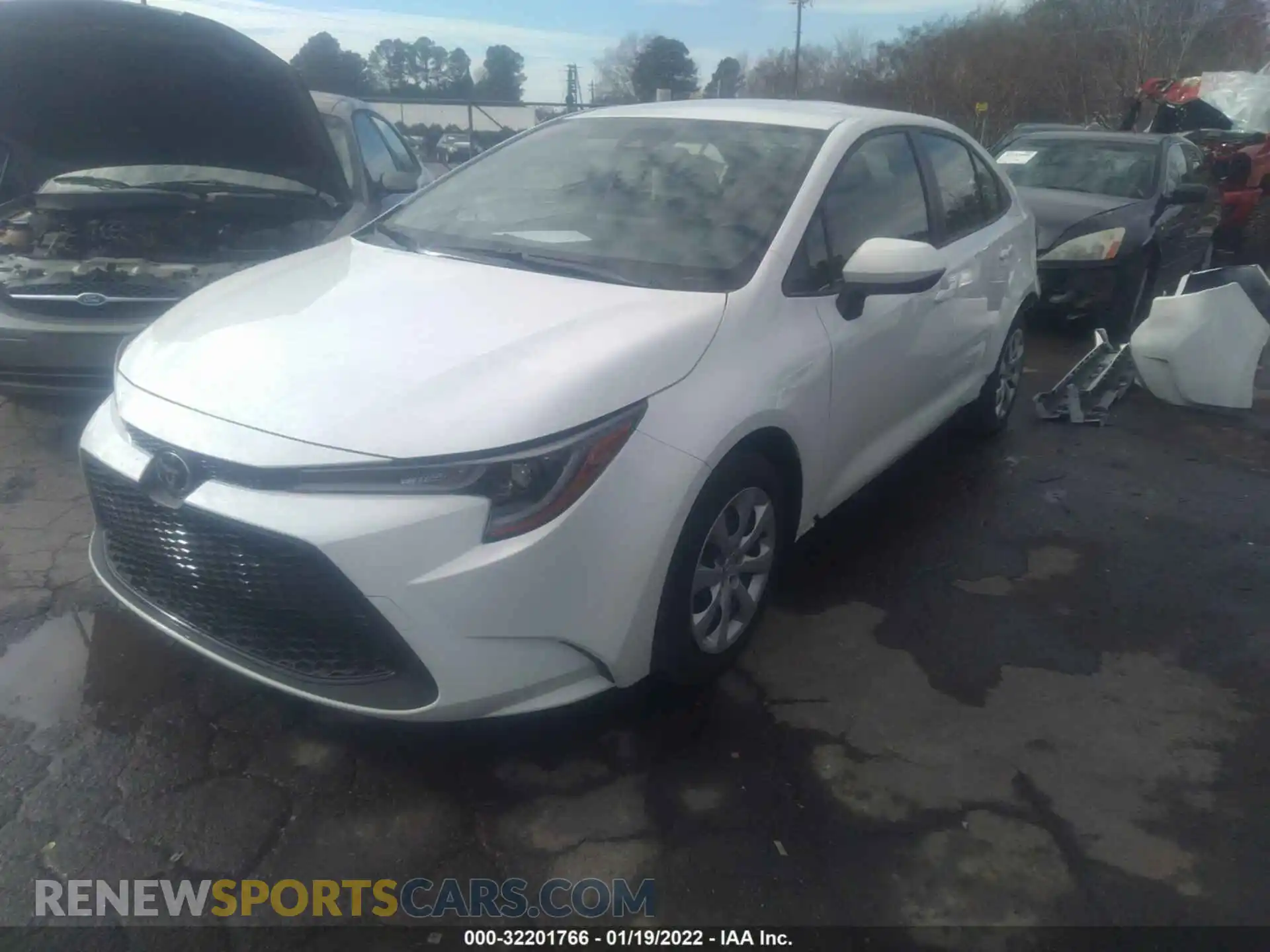 2 Photograph of a damaged car JTDEPMAE3MJ180271 TOYOTA COROLLA 2021