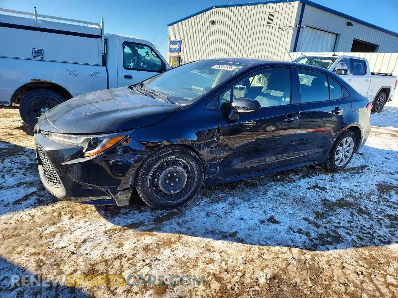 1 Photograph of a damaged car JTDEPMAE3MJ182277 TOYOTA COROLLA 2021