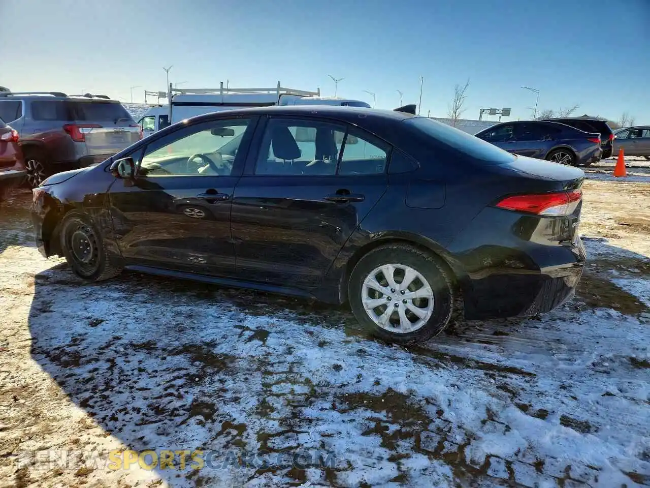 2 Photograph of a damaged car JTDEPMAE3MJ182277 TOYOTA COROLLA 2021