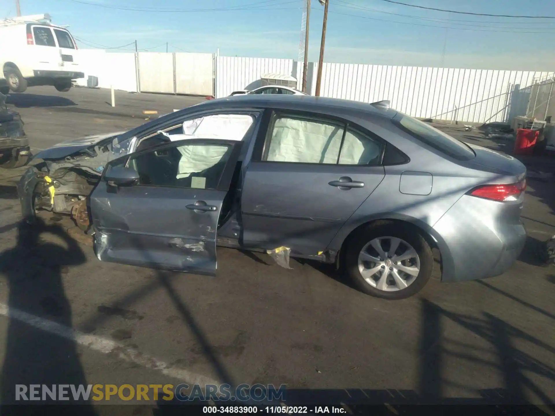 3 Photograph of a damaged car JTDEPMAE3MJ184059 TOYOTA COROLLA 2021