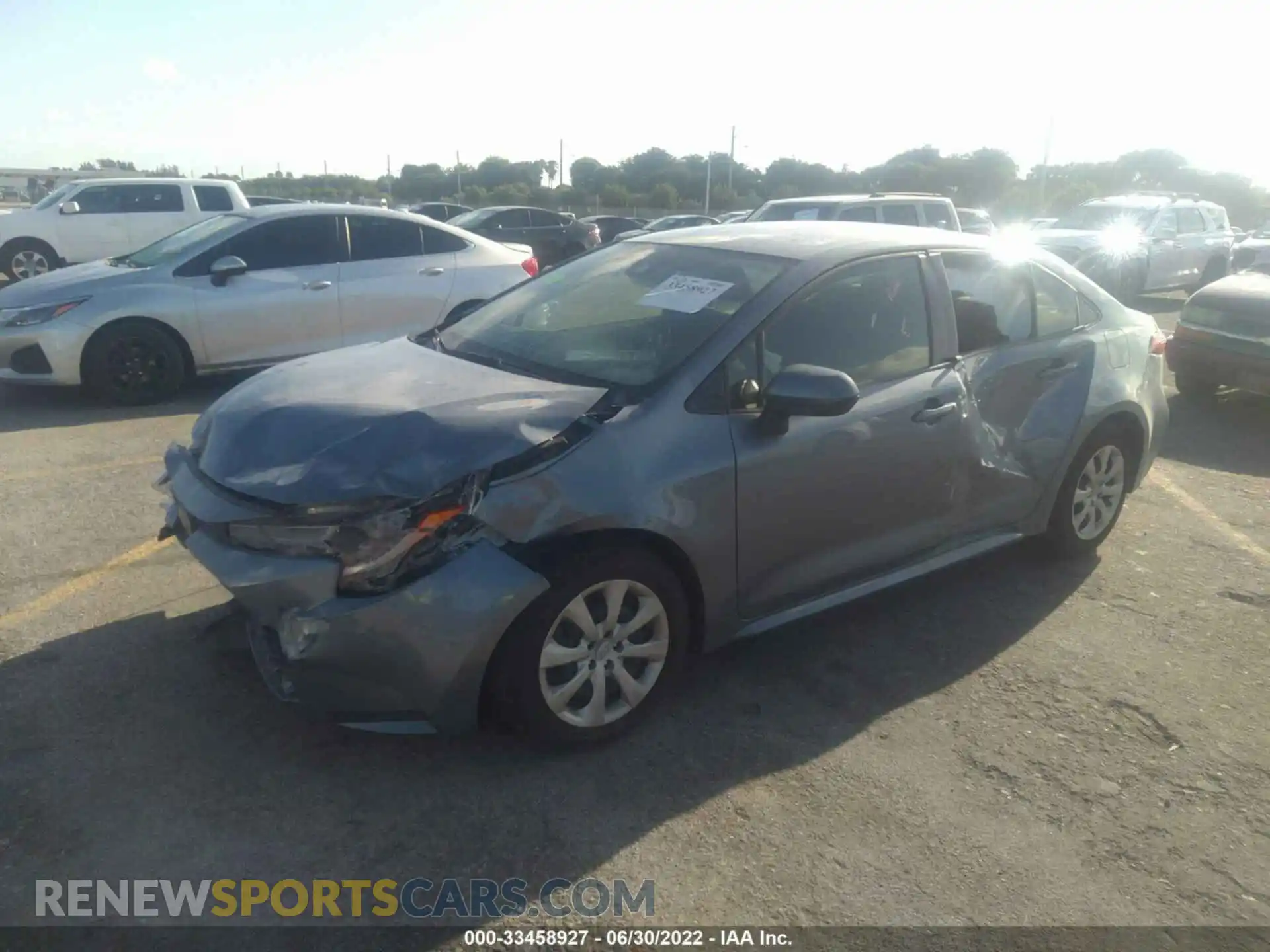 2 Photograph of a damaged car JTDEPMAE3MJ184191 TOYOTA COROLLA 2021
