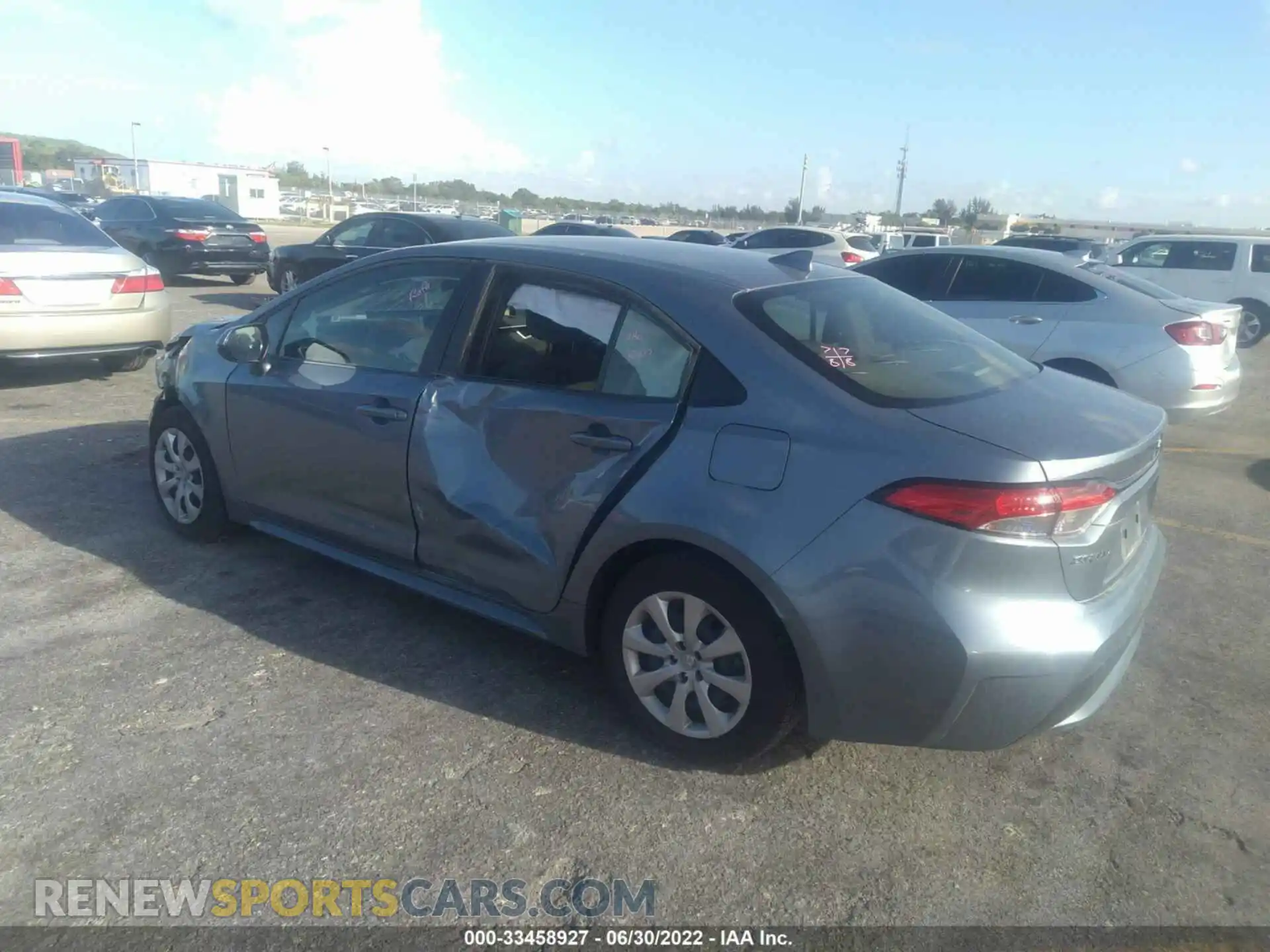 3 Photograph of a damaged car JTDEPMAE3MJ184191 TOYOTA COROLLA 2021