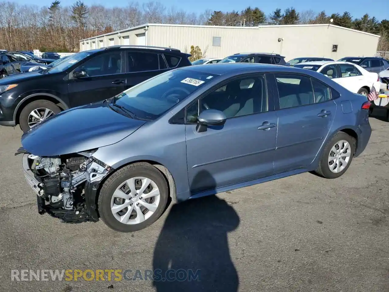 1 Photograph of a damaged car JTDEPMAE3MJ185521 TOYOTA COROLLA 2021