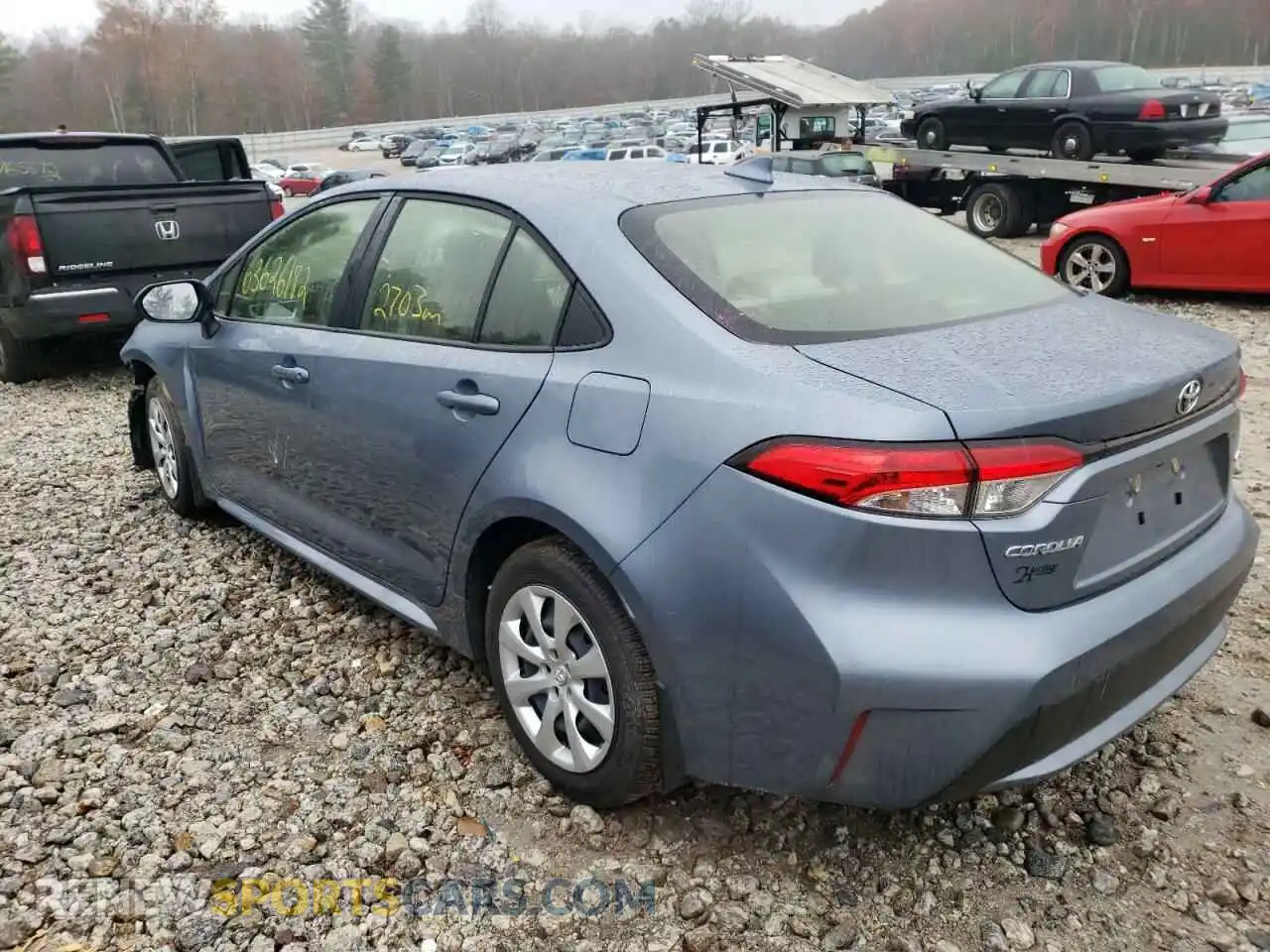 3 Photograph of a damaged car JTDEPMAE3MJ185602 TOYOTA COROLLA 2021
