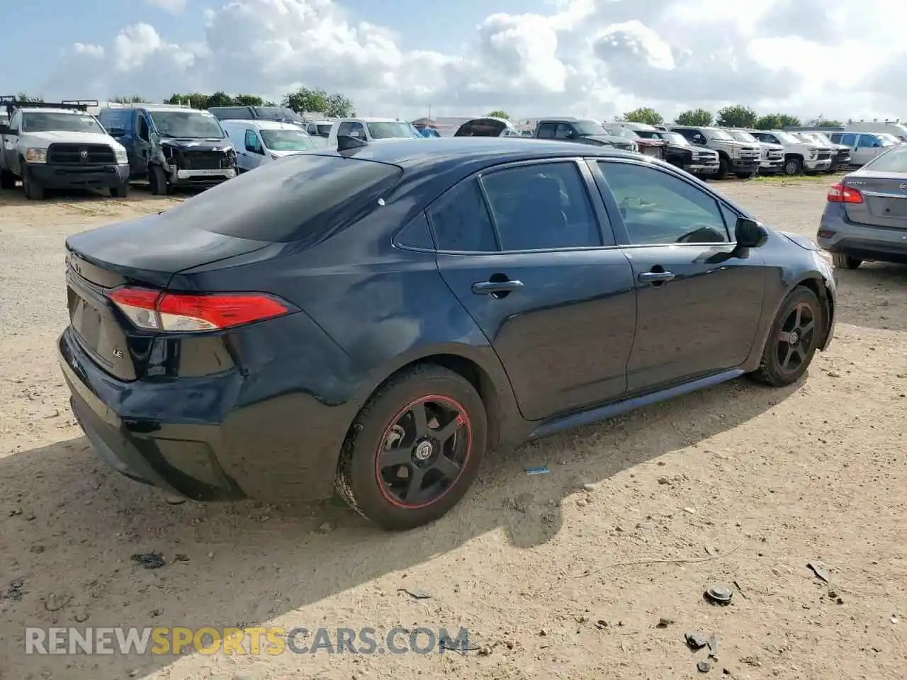 3 Photograph of a damaged car JTDEPMAE3MJ186247 TOYOTA COROLLA 2021