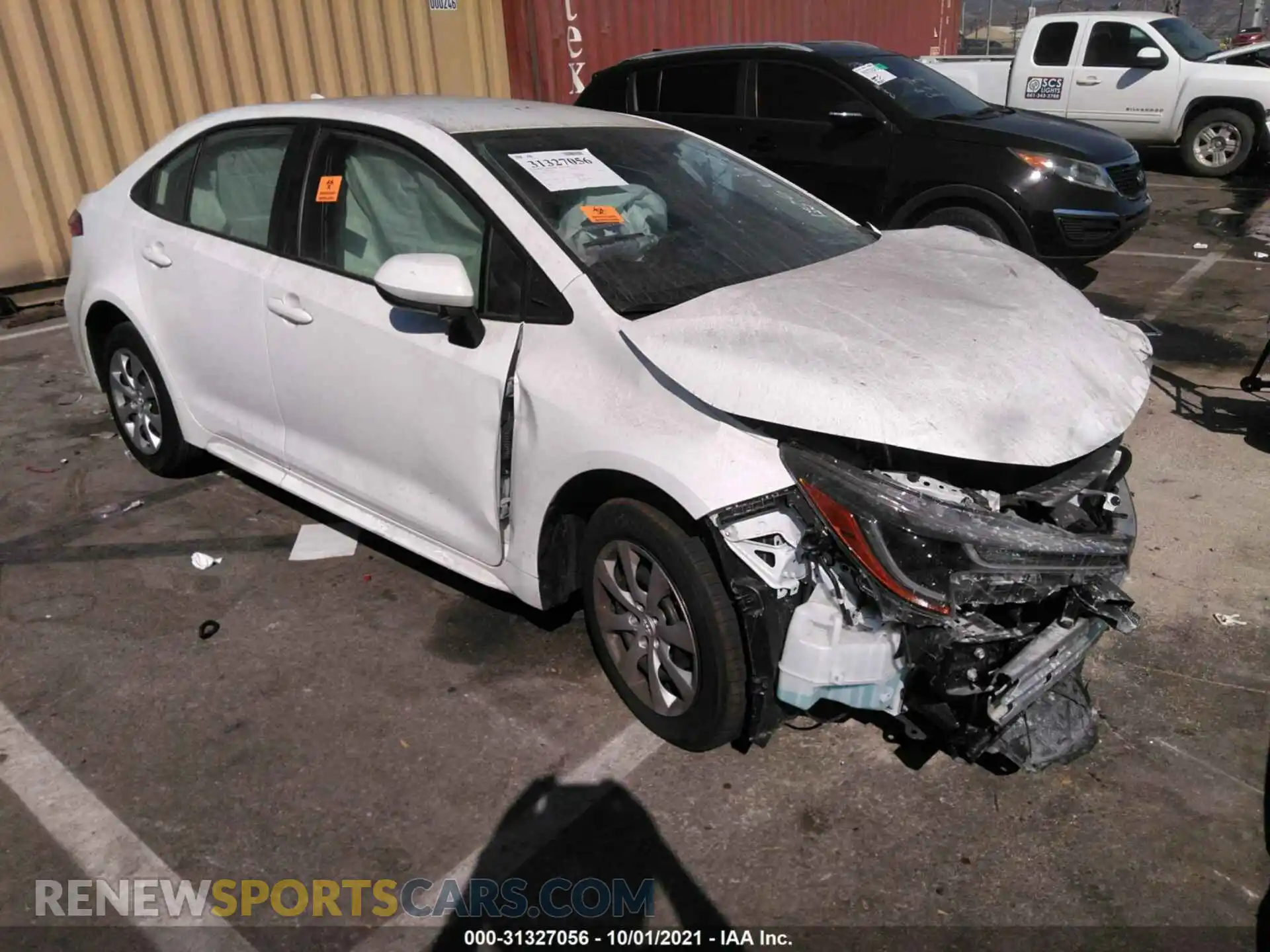 1 fotografías del automóvil dañado JTDEPMAE3MJ186667 TOYOTA COROLLA 2021