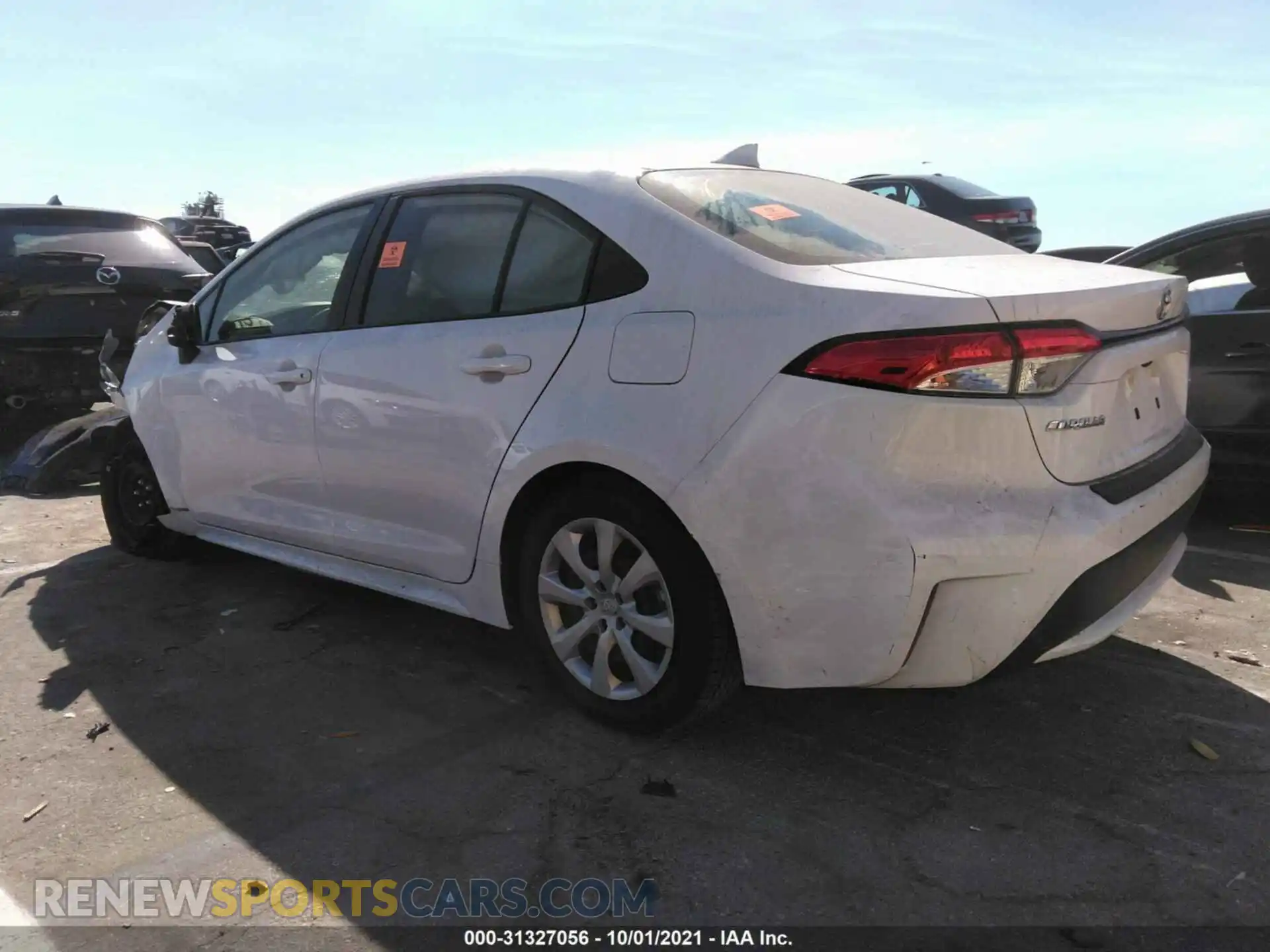 3 fotografías del automóvil dañado JTDEPMAE3MJ186667 TOYOTA COROLLA 2021