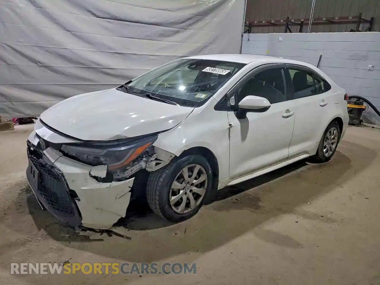 1 Photograph of a damaged car JTDEPMAE3MJ186782 TOYOTA COROLLA 2021