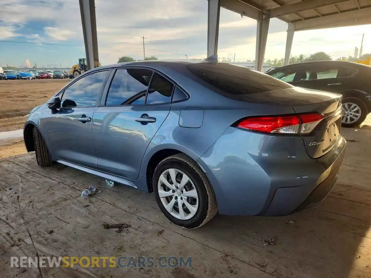 2 Фотография поврежденного автомобиля JTDEPMAE3MJ187768 TOYOTA COROLLA 2021
