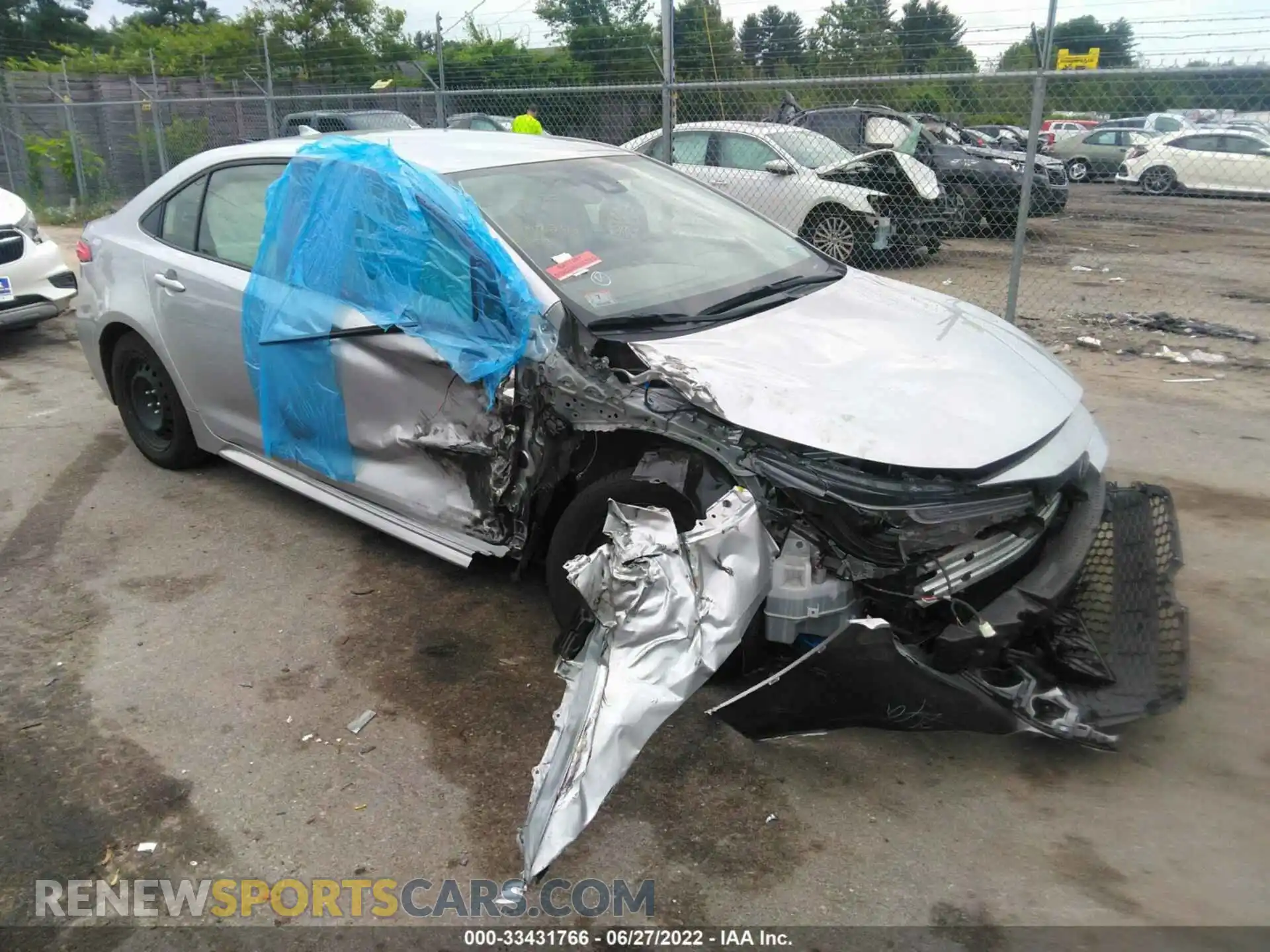 1 Фотография поврежденного автомобиля JTDEPMAE3MJ188869 TOYOTA COROLLA 2021