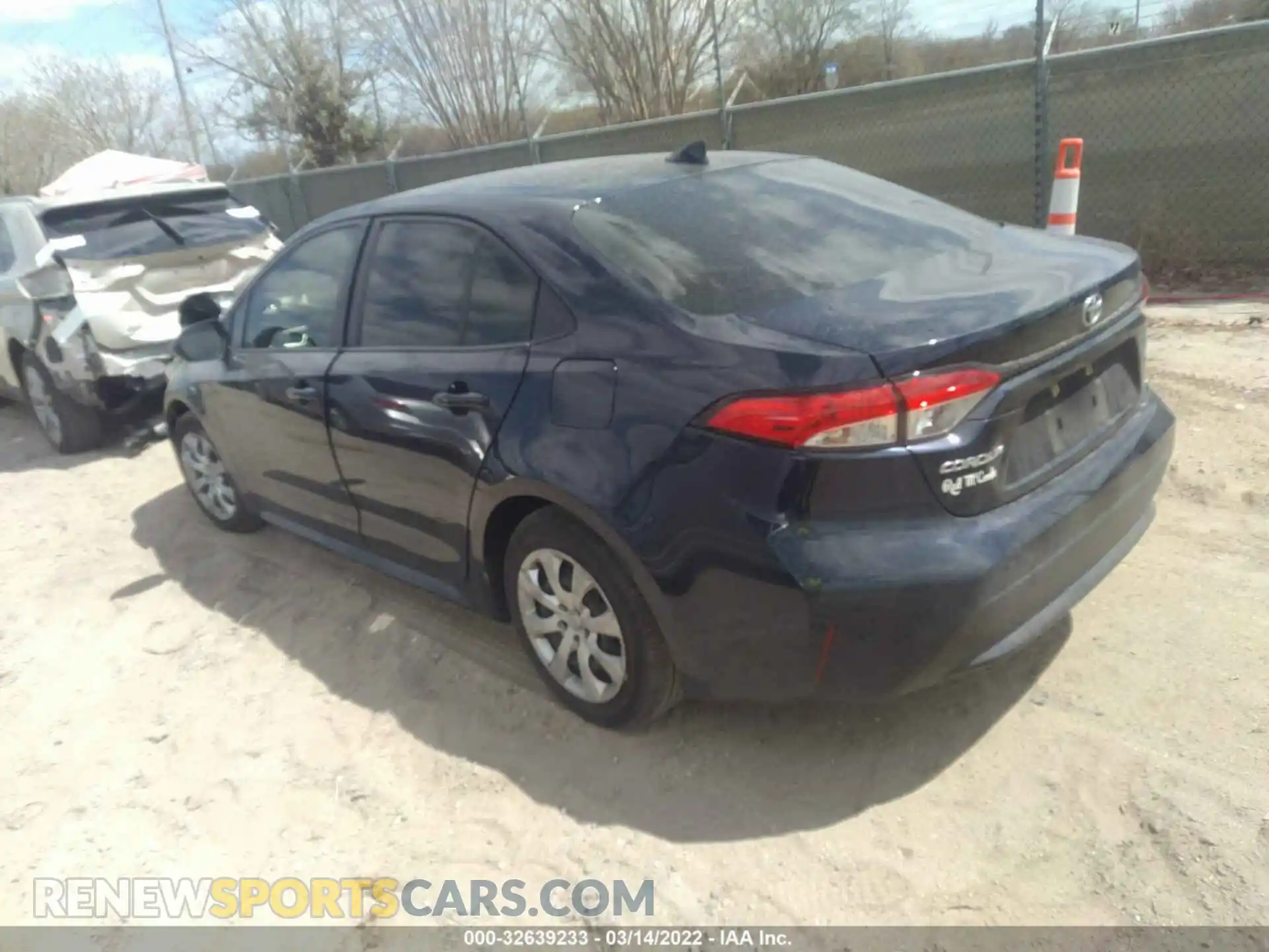 3 Photograph of a damaged car JTDEPMAE4MJ119916 TOYOTA COROLLA 2021