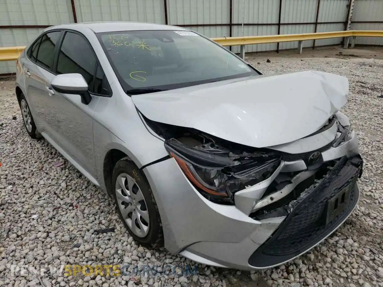 1 Photograph of a damaged car JTDEPMAE4MJ123030 TOYOTA COROLLA 2021