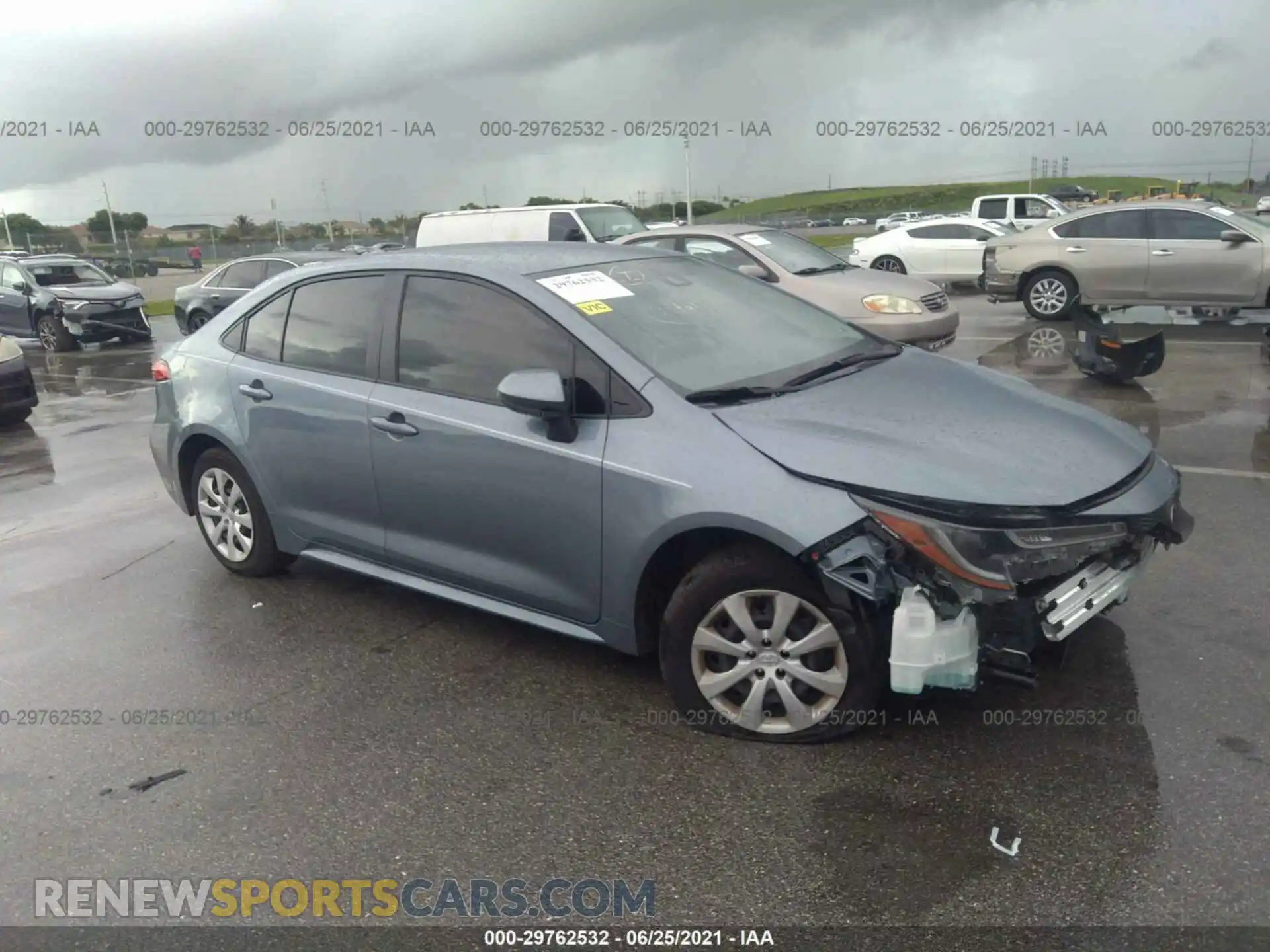 1 Photograph of a damaged car JTDEPMAE4MJ124260 TOYOTA COROLLA 2021