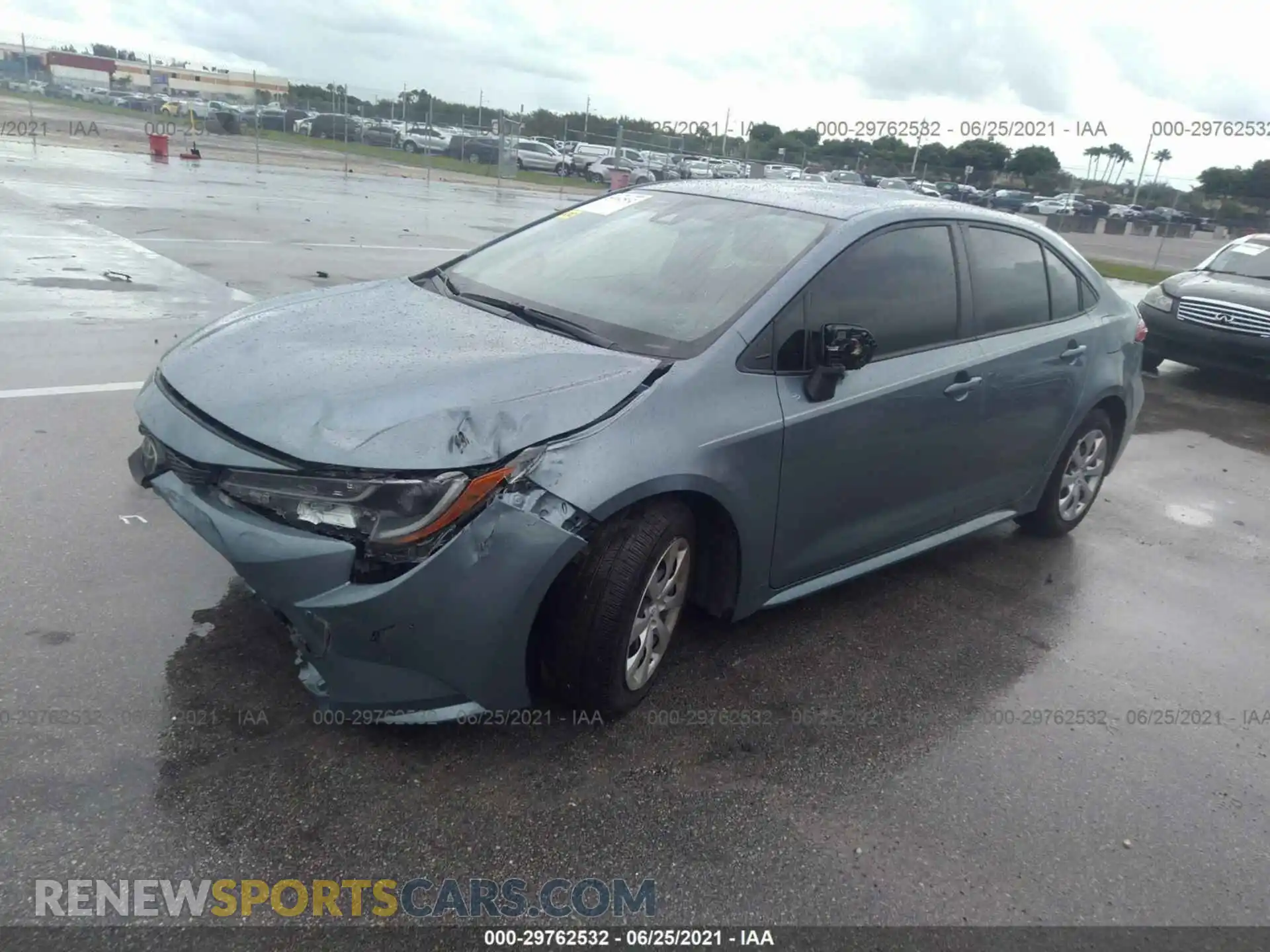 2 Photograph of a damaged car JTDEPMAE4MJ124260 TOYOTA COROLLA 2021