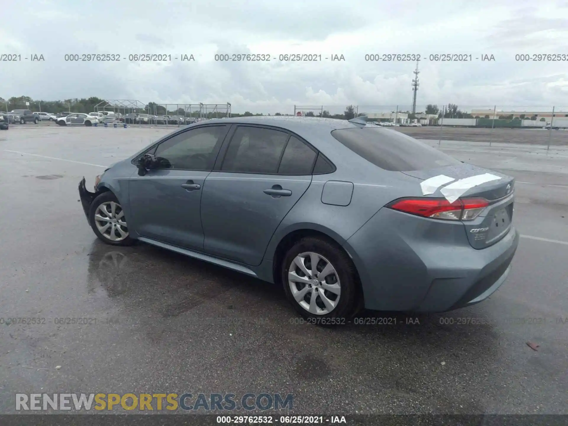 3 Photograph of a damaged car JTDEPMAE4MJ124260 TOYOTA COROLLA 2021