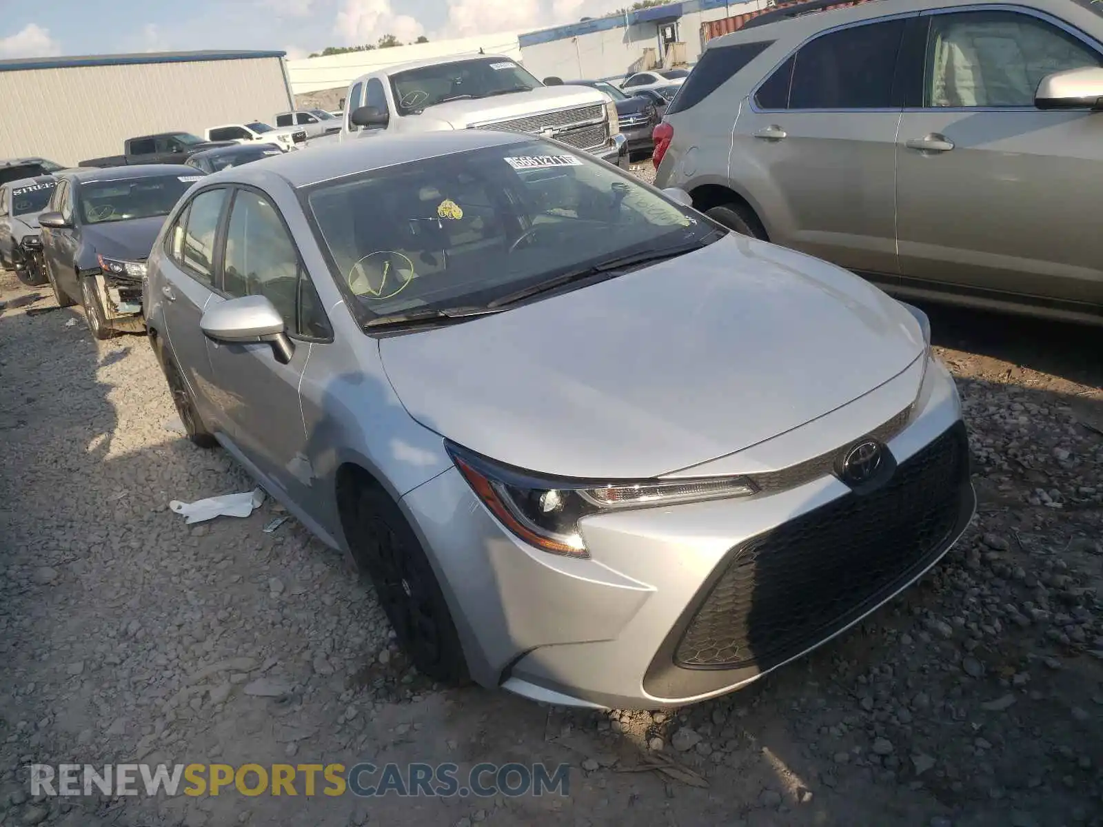 1 Photograph of a damaged car JTDEPMAE4MJ124680 TOYOTA COROLLA 2021