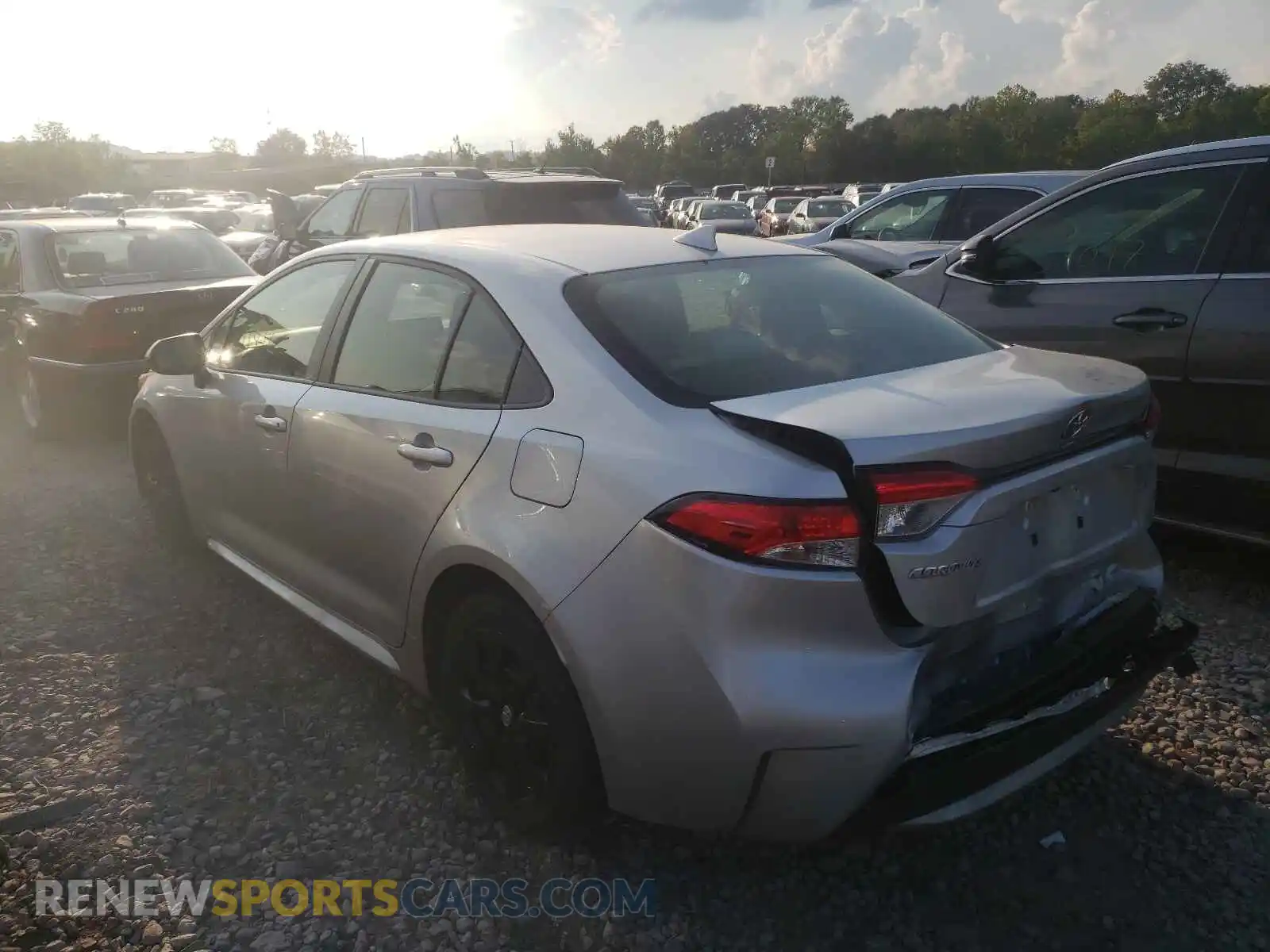 3 Photograph of a damaged car JTDEPMAE4MJ124680 TOYOTA COROLLA 2021