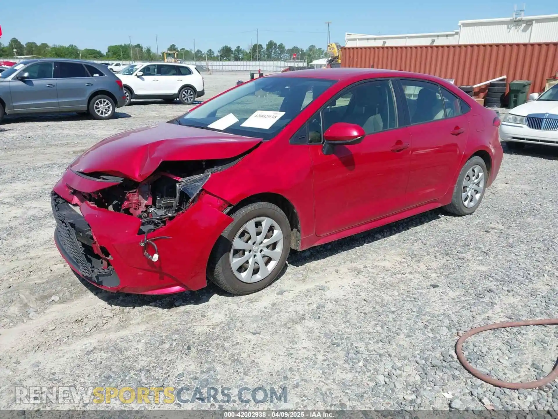2 Photograph of a damaged car JTDEPMAE4MJ127238 TOYOTA COROLLA 2021