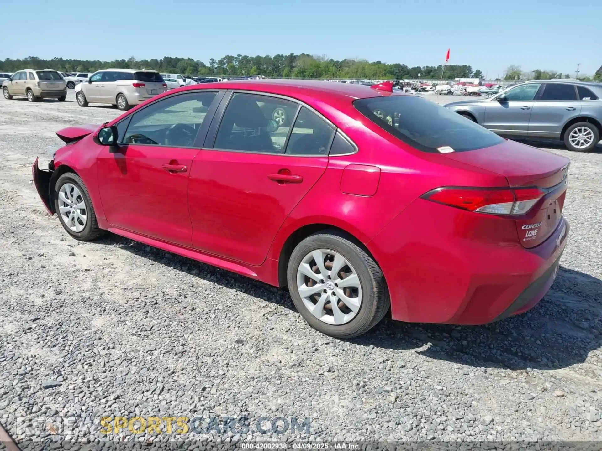 3 Photograph of a damaged car JTDEPMAE4MJ127238 TOYOTA COROLLA 2021