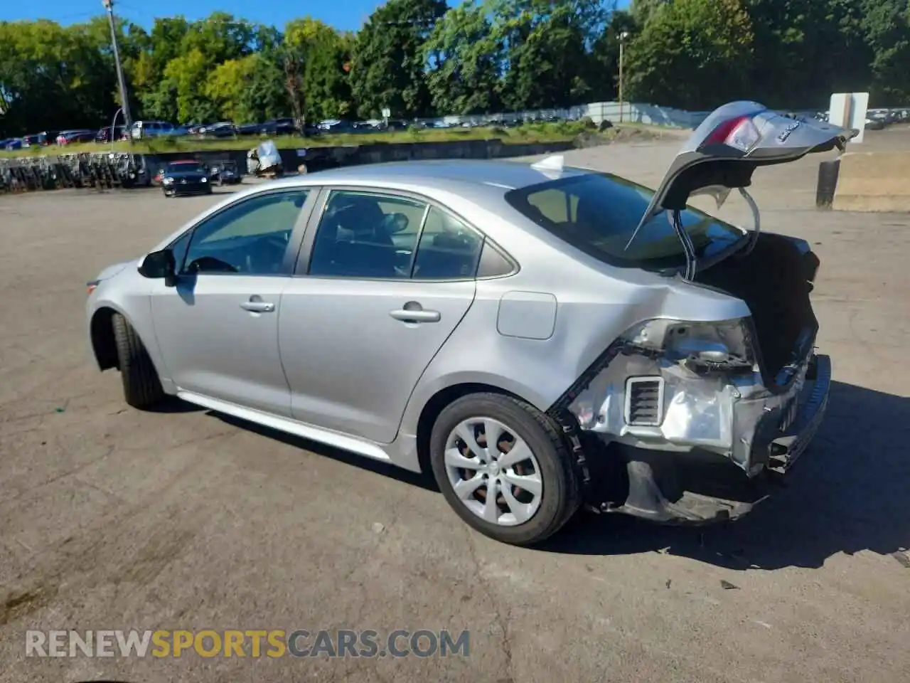 2 Photograph of a damaged car JTDEPMAE4MJ129779 TOYOTA COROLLA 2021