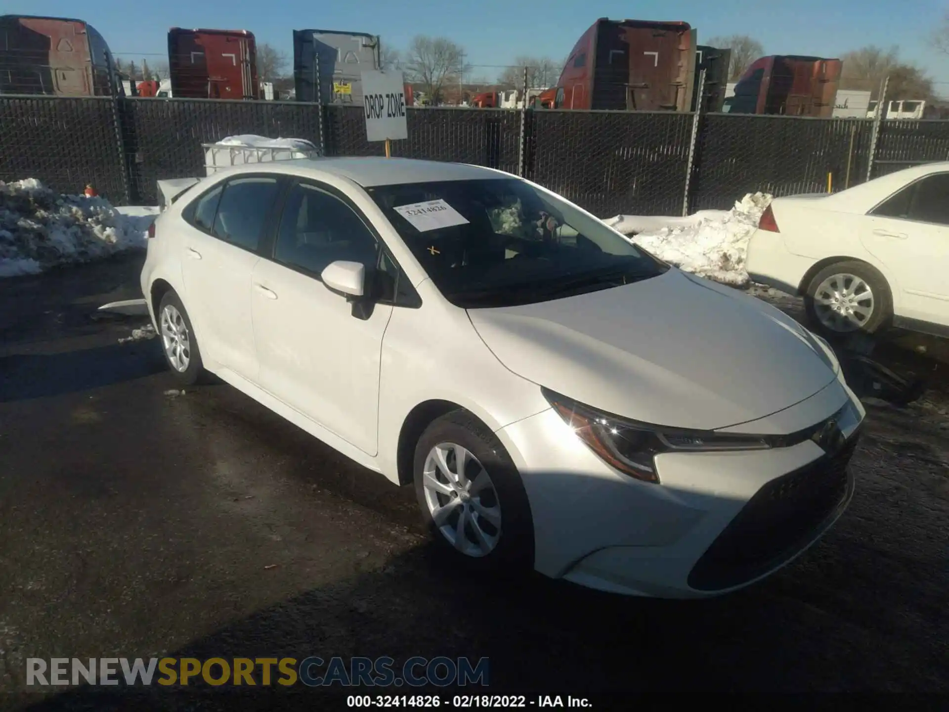 1 Photograph of a damaged car JTDEPMAE4MJ129958 TOYOTA COROLLA 2021
