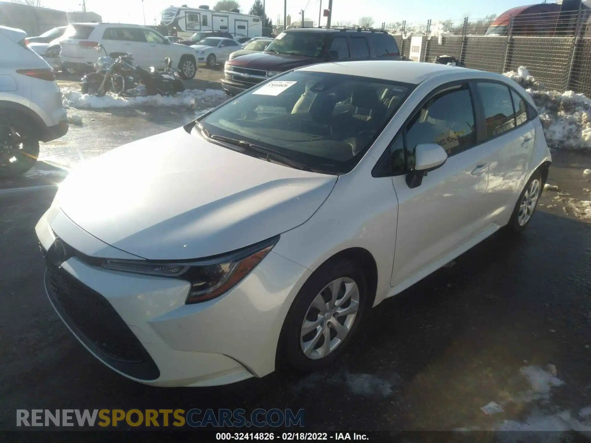 2 Photograph of a damaged car JTDEPMAE4MJ129958 TOYOTA COROLLA 2021